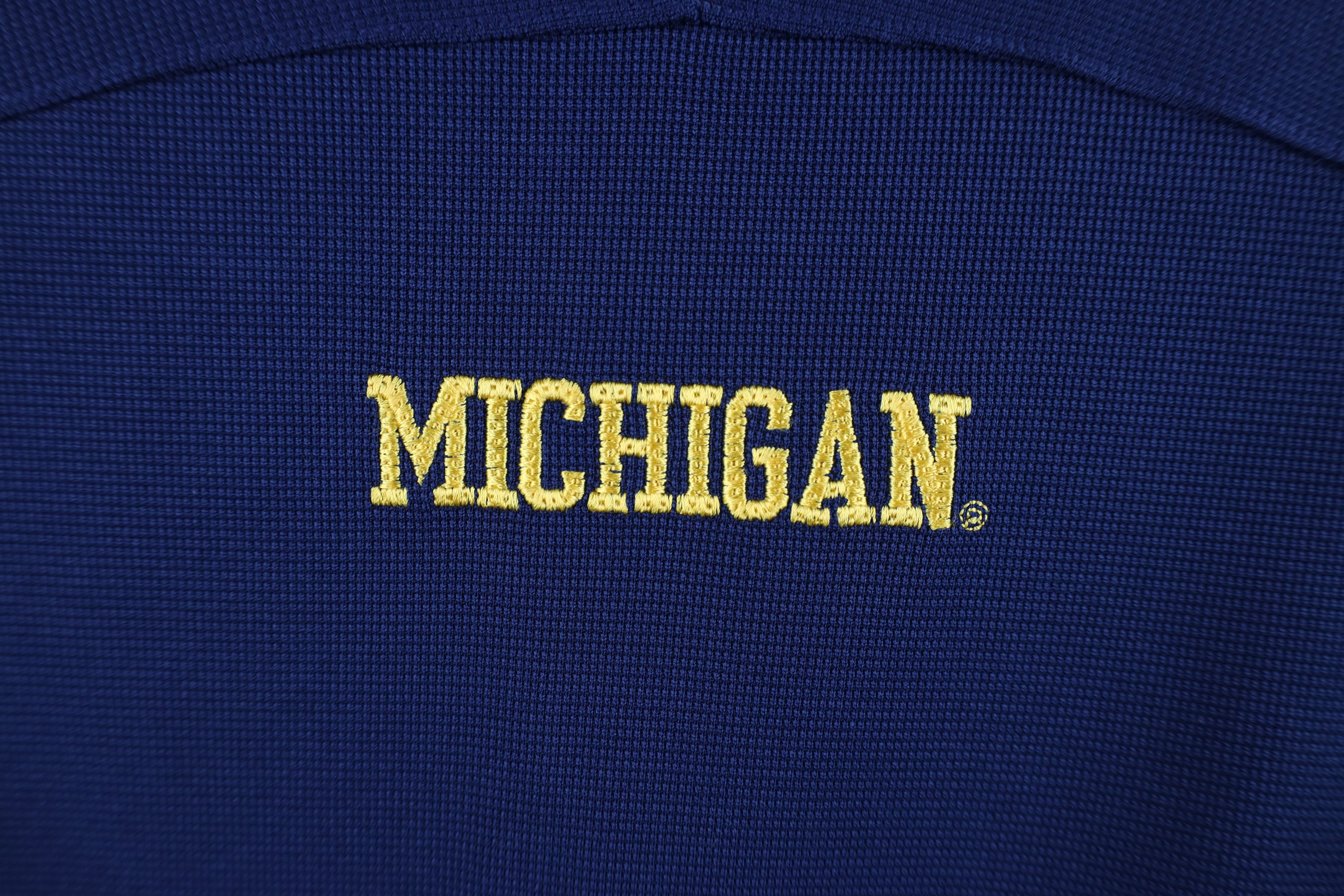 Nike Vintage Nike University of Michigan Football Collared Shirt Size US L / EU 52-54 / 3 - 13 Thumbnail