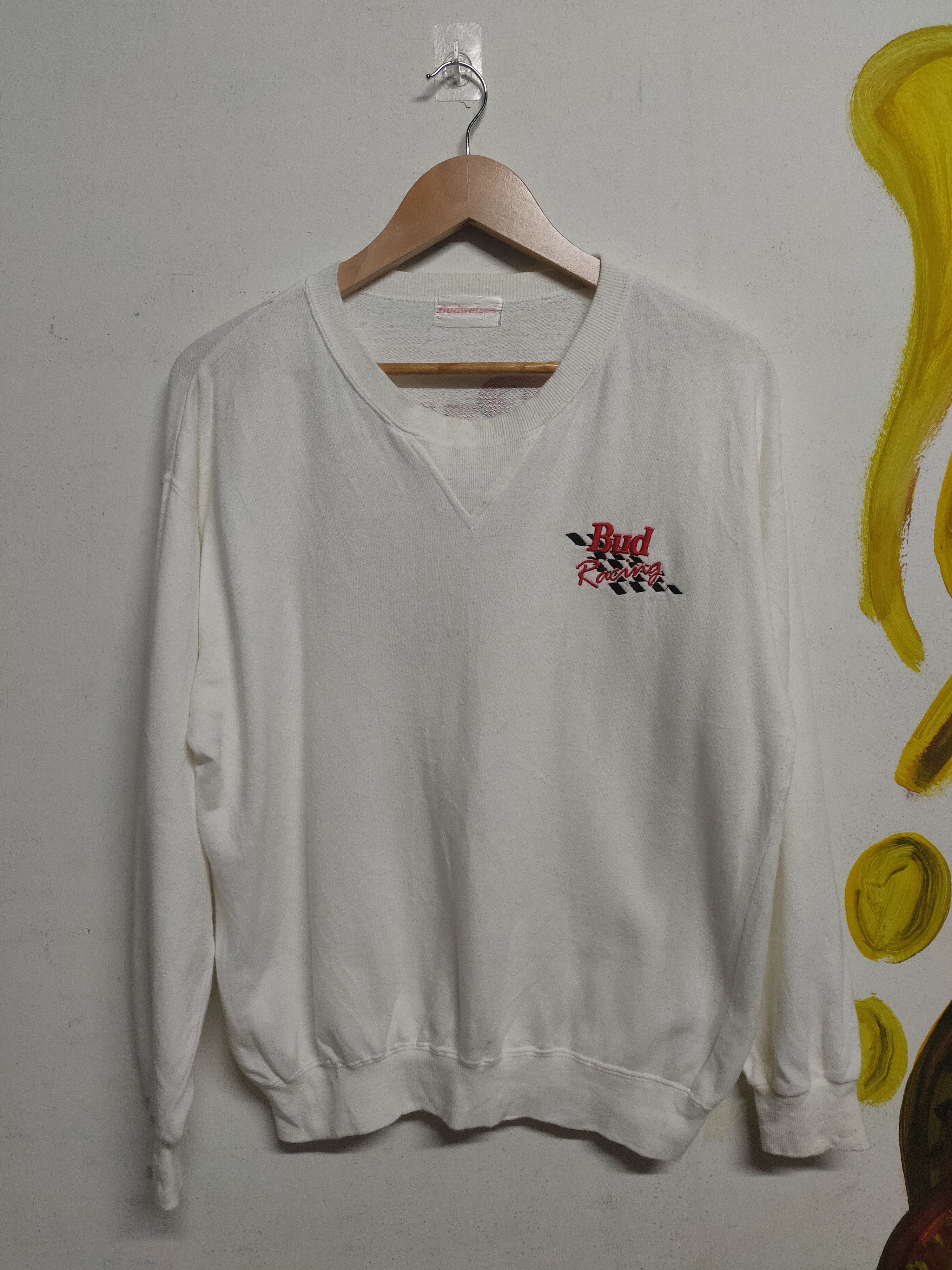 Budweiser × Vintage Vintage Budweiser racing sweatshirt Size US S / EU 44-46 / 1 - 3 Thumbnail