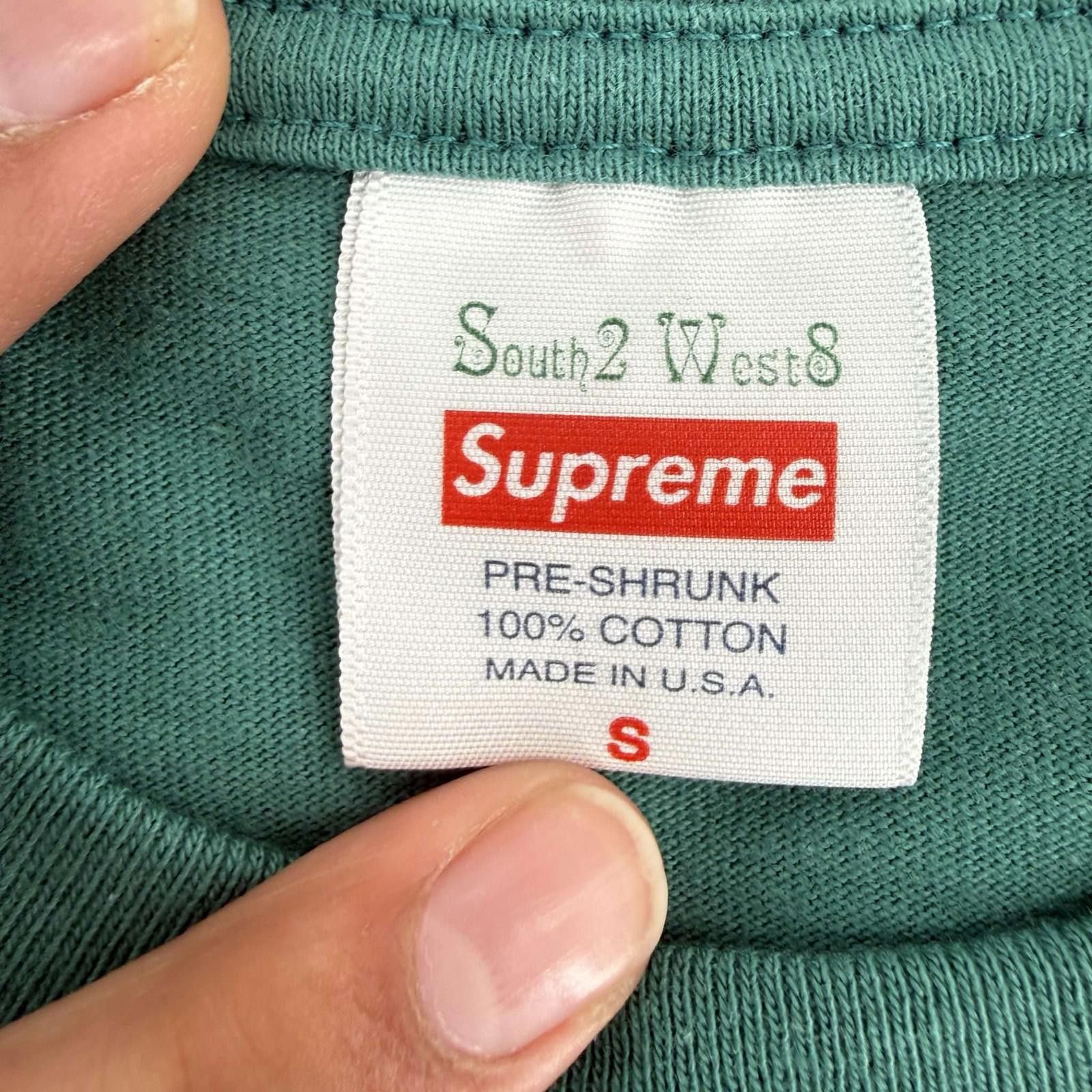 Supreme Supreme x South2 West8 L/S Tee Teal S Size US S / EU 44-46 / 1 - 4 Thumbnail