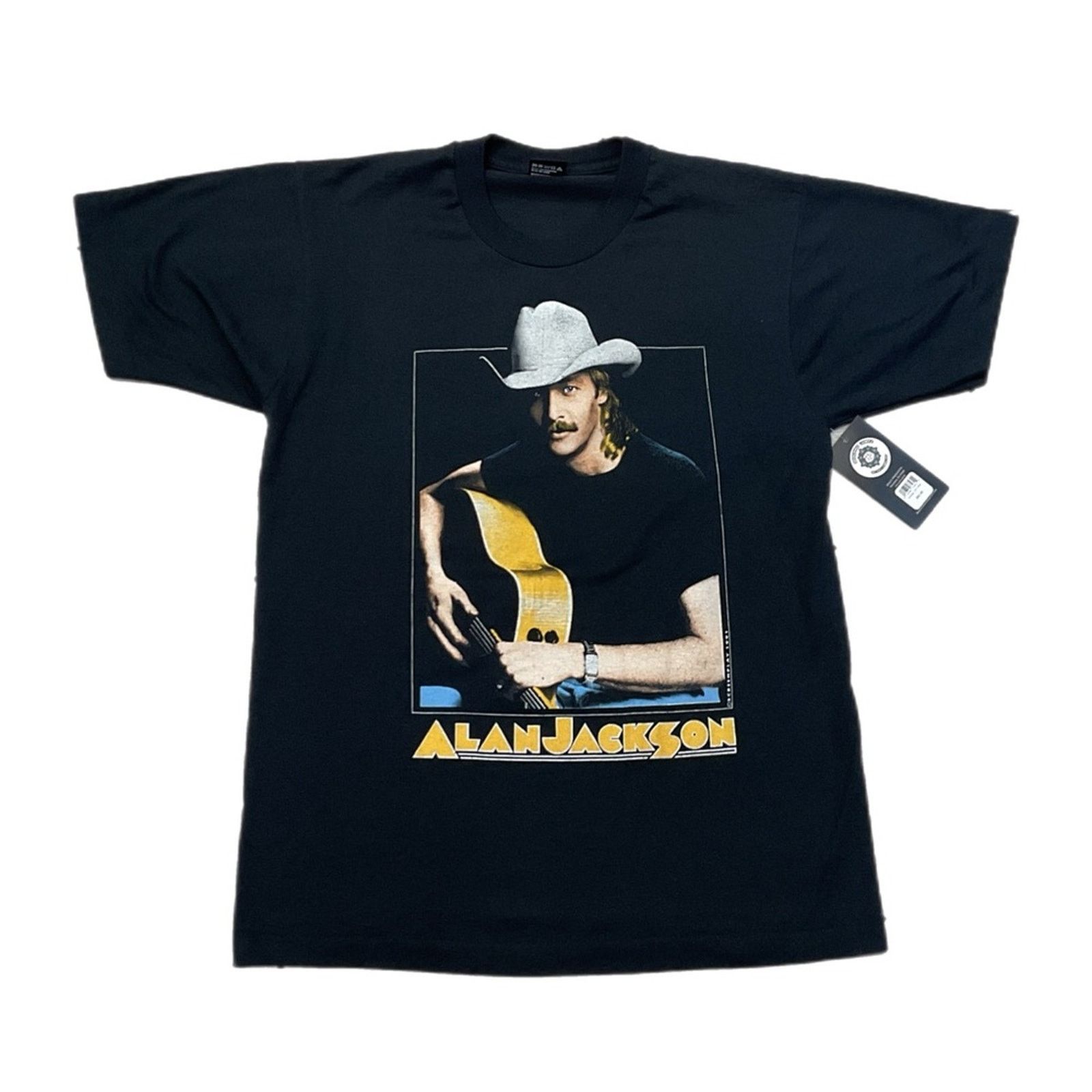 Vintage Vintage 1991 Alan Jackson “Don’t Rock the Jukebox” T-Shirt Size US L / EU 52-54 / 3 - 1 Thumbnail