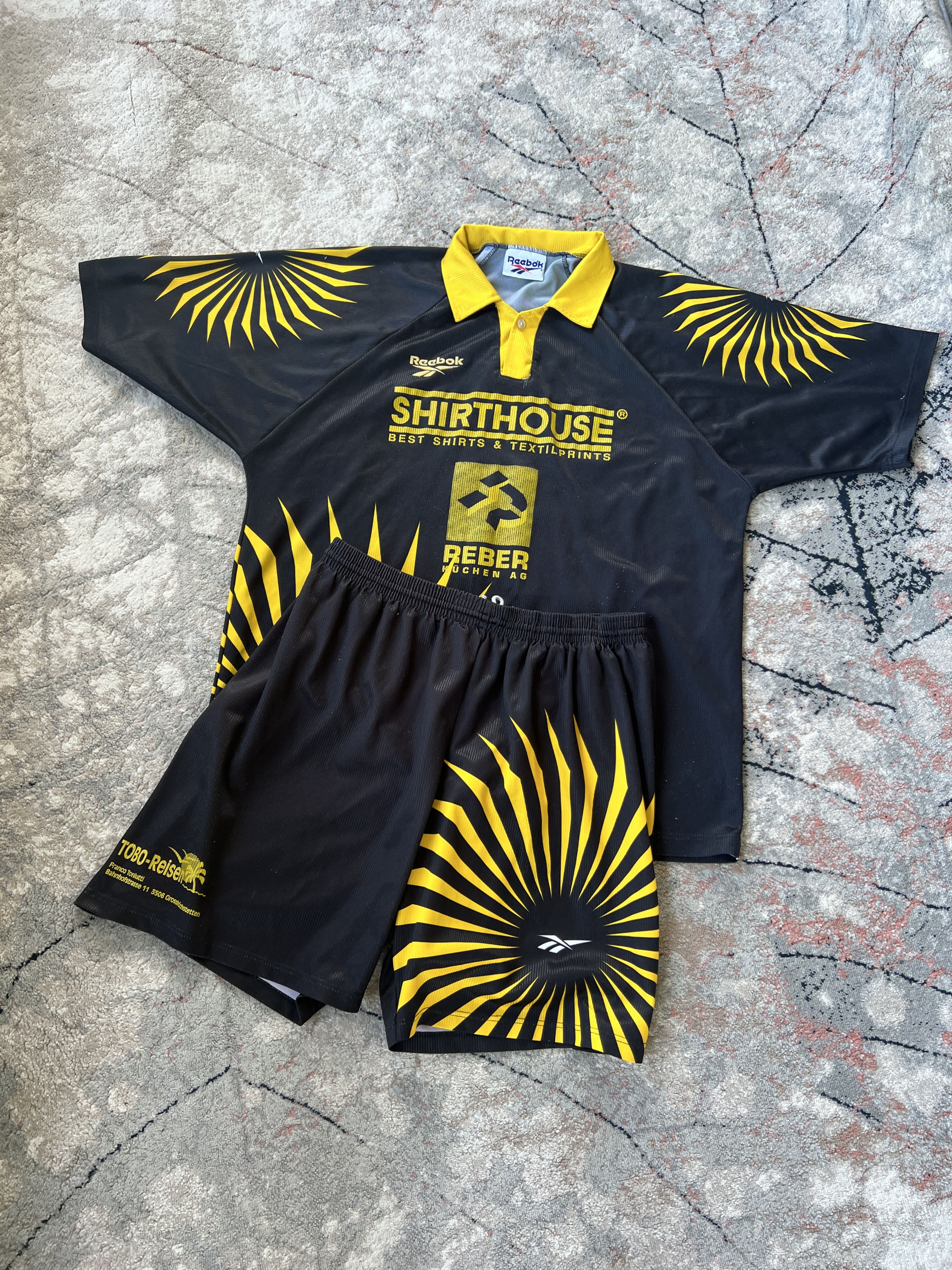 Reebok Reebok BSC Grosshöchstetten Vintage Jersey + Shorts Size US XL / EU 56 / 4 - 1 Thumbnail