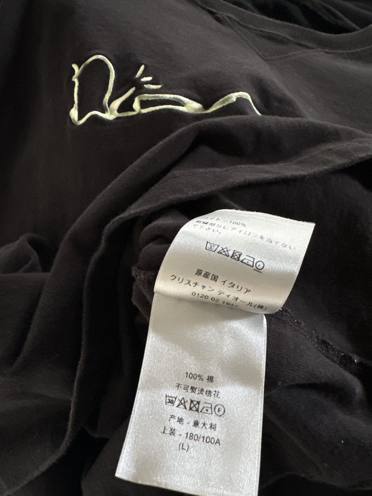 Dior × Travis Scott Dior x Cactus Jack Oversized T-shirt Black Size US L / EU 52-54 / 3 - 4 Thumbnail