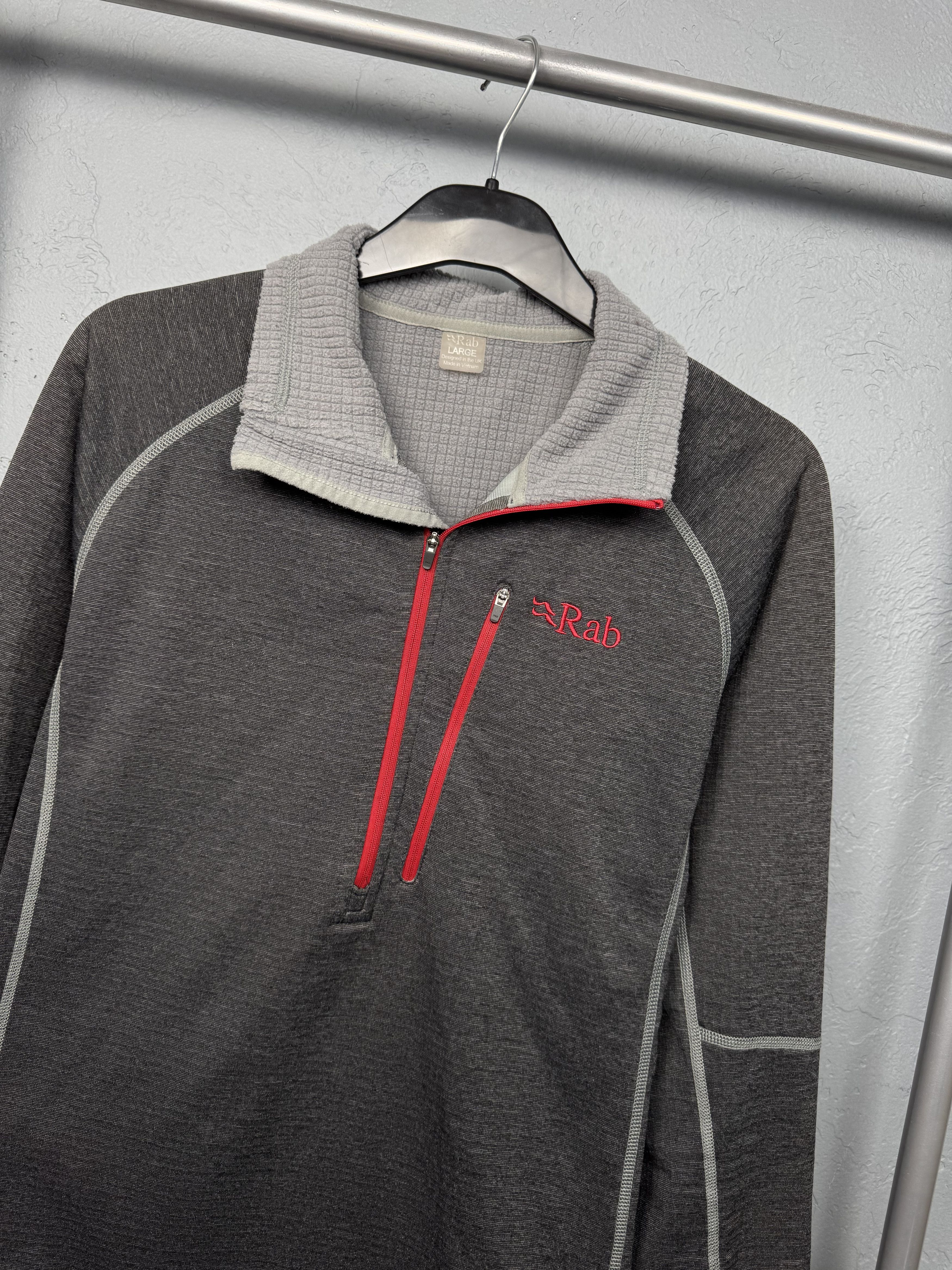 Rab Rab Mens Rab Mens Nucleus Pull-on 1\4 Zip Fleece Jacket Size US L / EU 52-54 / 3 - 2 Thumbnail