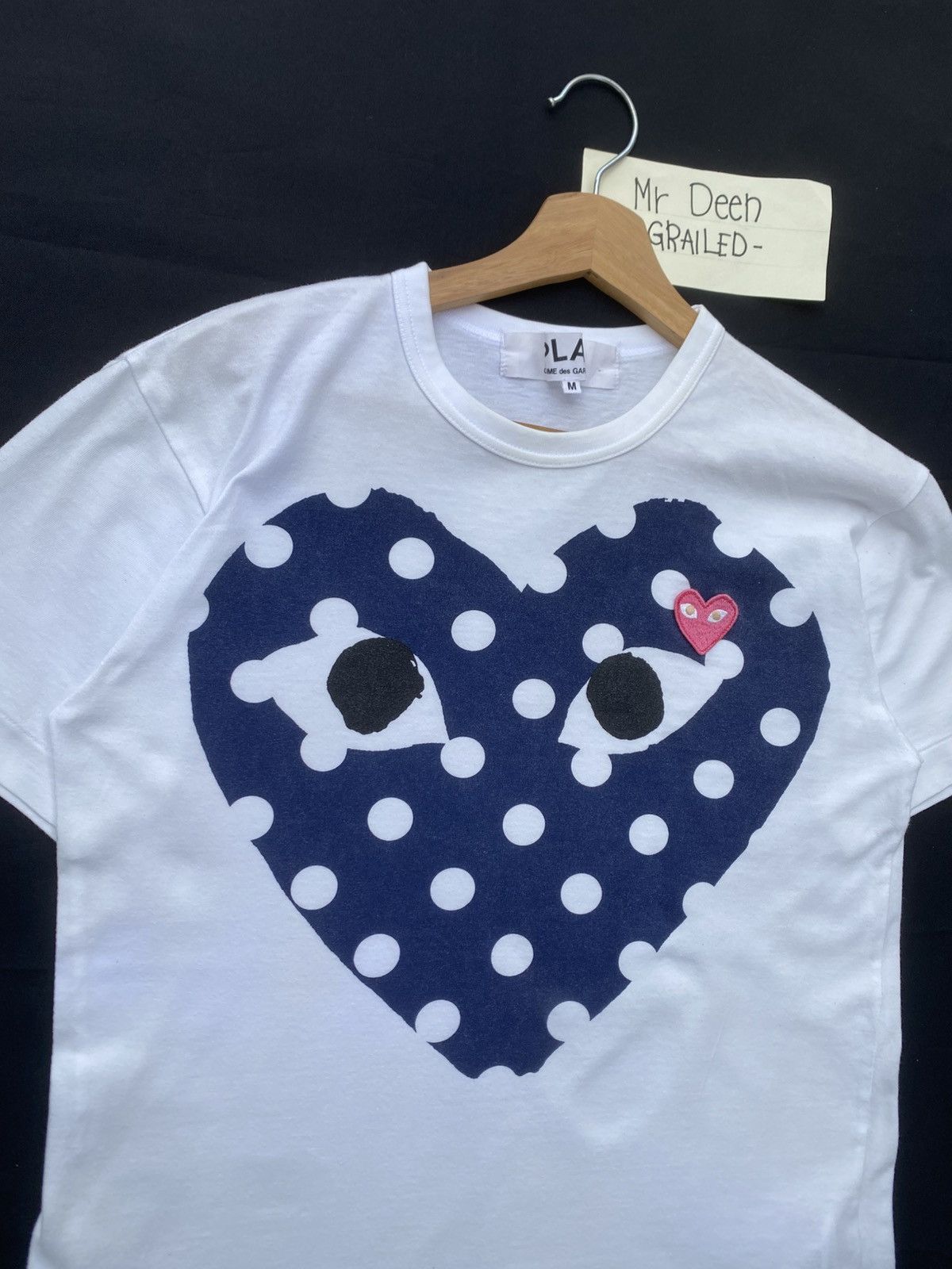Comme des Garcons Play Comme Des Garcons T Shirt Polka Dot Big Logo Size US S / EU 44-46 / 1 - 6 Thumbnail