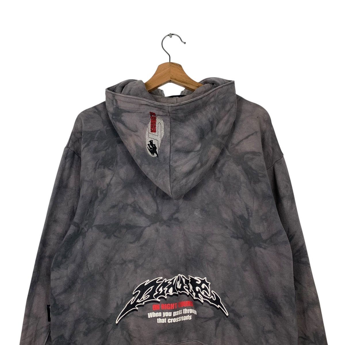Japanese Brand DONGER On Right Course Acid Wash Zipper Hoodies #2052-C89 Size US S / EU 44-46 / 1 - 8 Thumbnail
