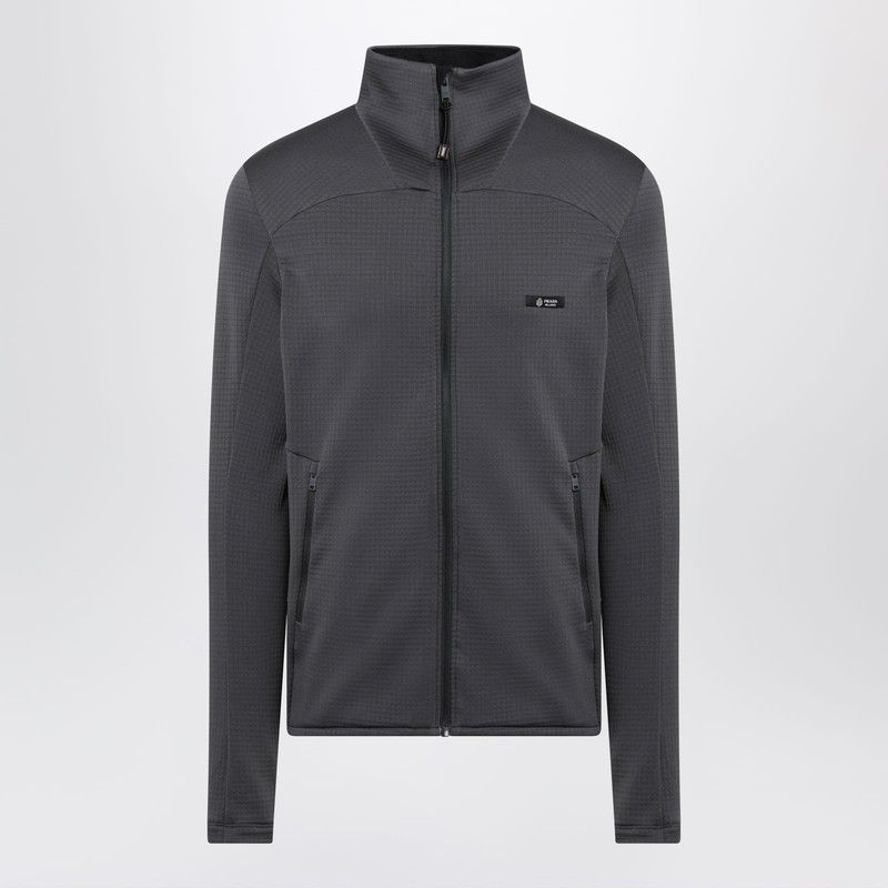 Prada Prada Grey Technical-Fabric Sweatshirt Size US L / EU 52-54 / 3 - 1 Thumbnail