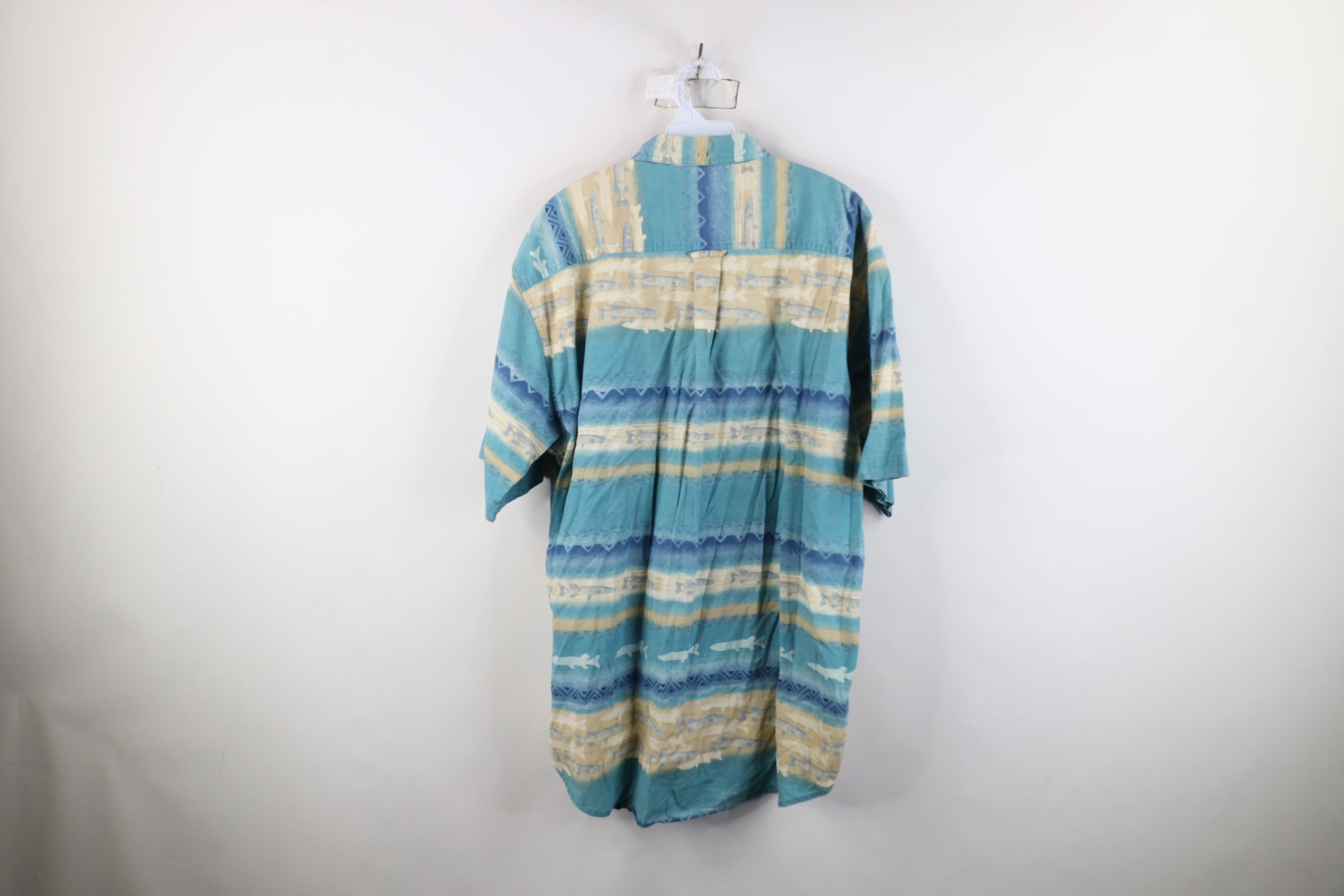 Cabelas Vintage Cabelas Southwestern Short Sleeve Button Down Shirt Size US XL / EU 56 / 4 - 11 Thumbnail