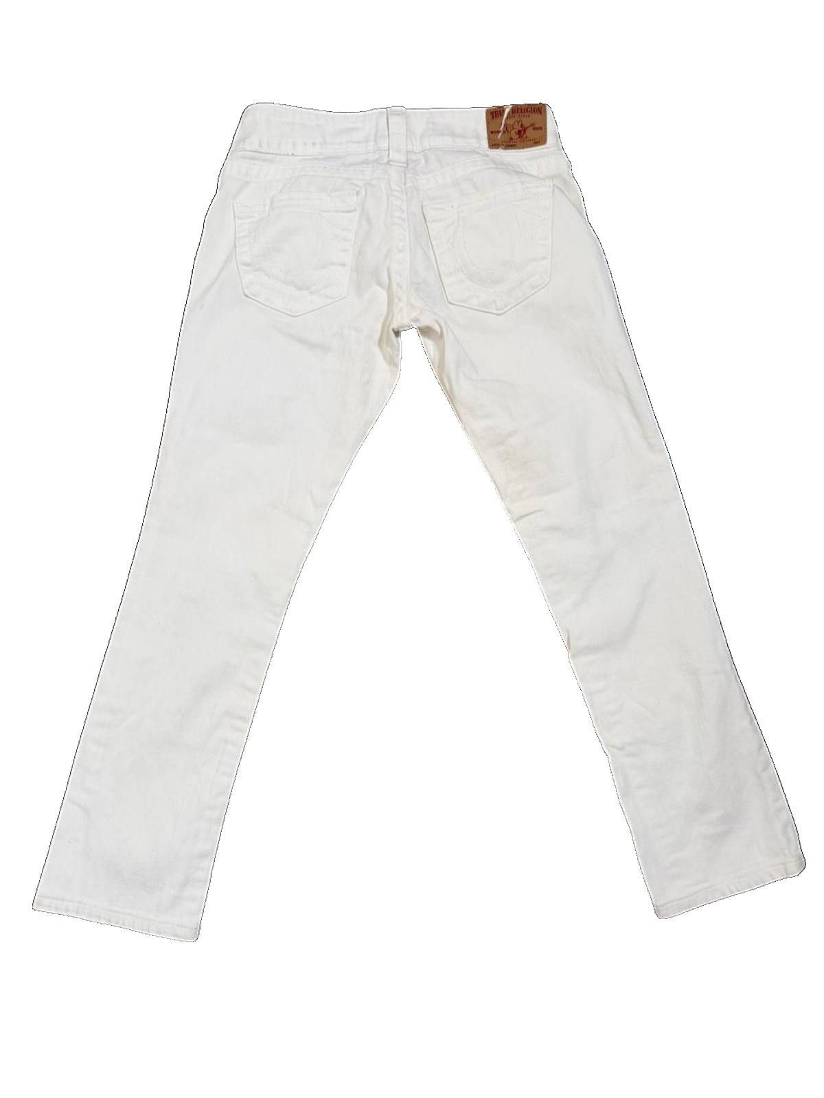 True Religion True Religion "Section Johnny" Jeans – Off-White – Size 25 Size 25" / US 0 / IT 36 - 5 Thumbnail
