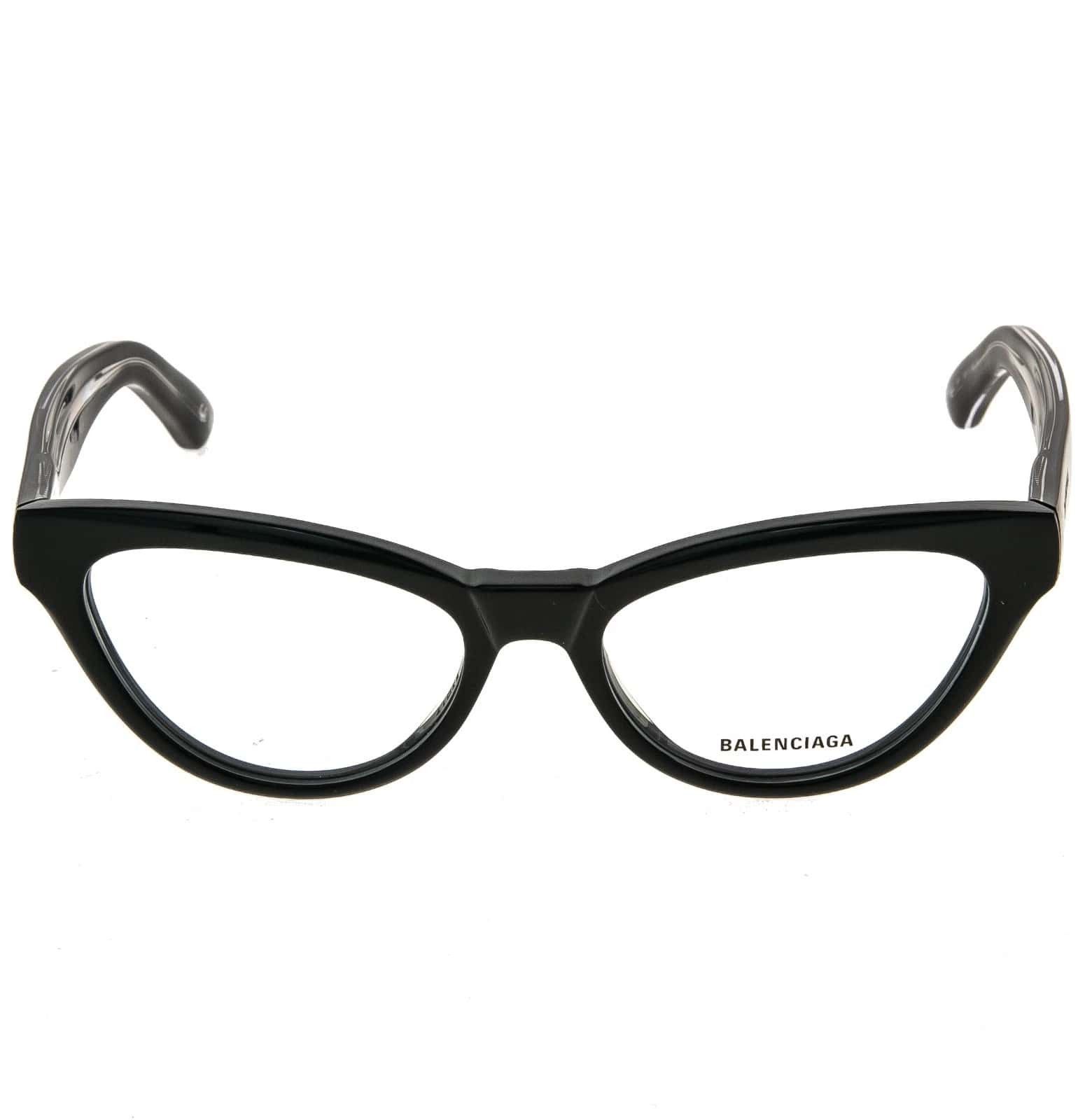 Balenciaga BALENCIAGA BB0241O Angular 0241 Black Optical Frame 001 Size ONE SIZE - 9 Thumbnail
