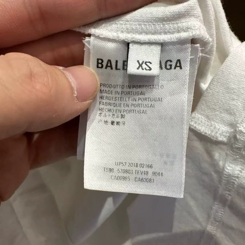 Balenciaga Balenciaga White lock logo short sleeve Size US XS / EU 42 / 0 - 5 Thumbnail