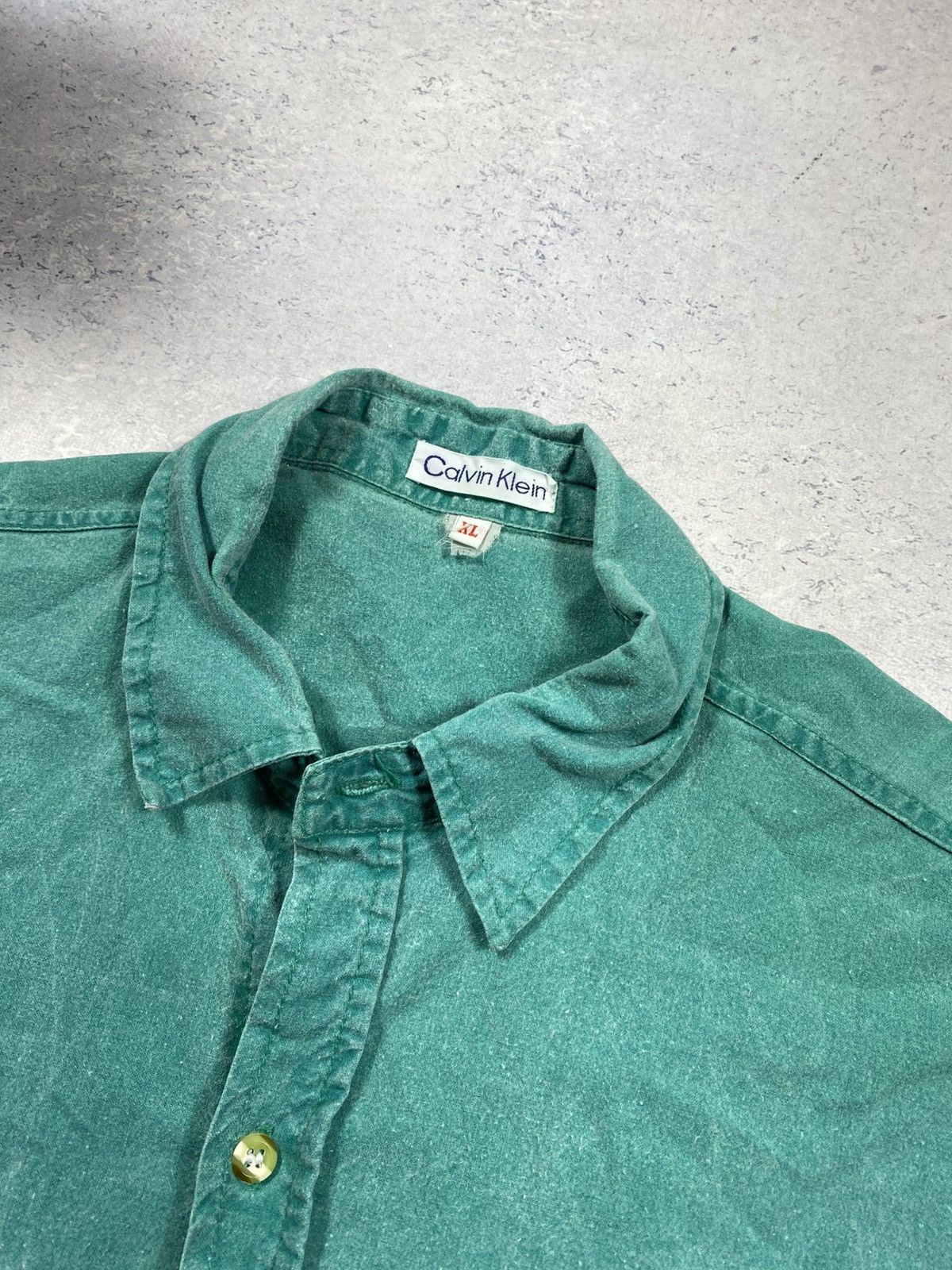 Calvin Klein Vintage Calvin Klein Mens Shirt Size XL Size US XL / EU 56 / 4 - 5 Thumbnail