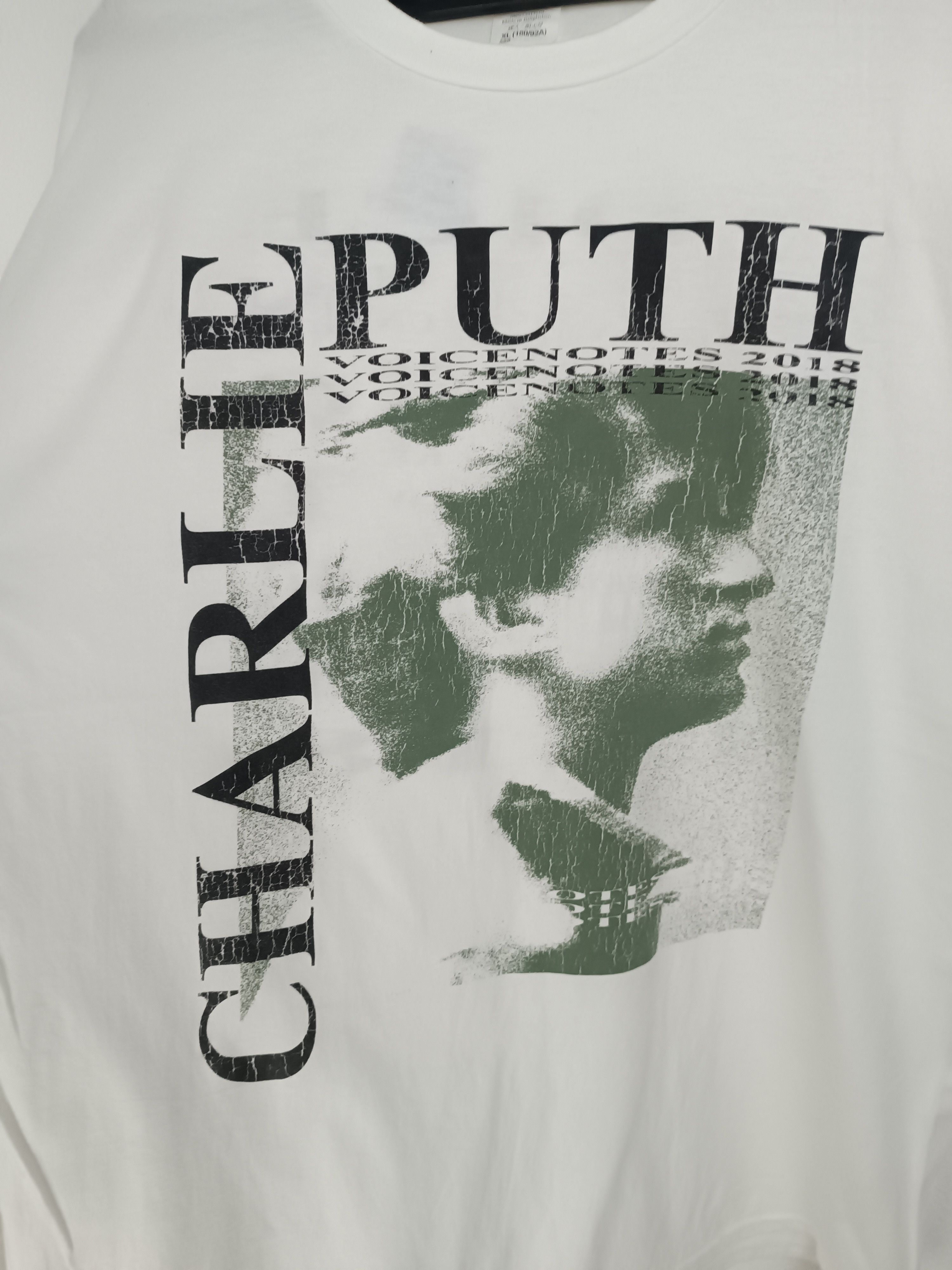 Band Tees VINTAGE '18 CHARLIE PUTH VOICE NOTES TEE wiz khalifa bieber Size US M / EU 48-50 / 2 - 10 Thumbnail