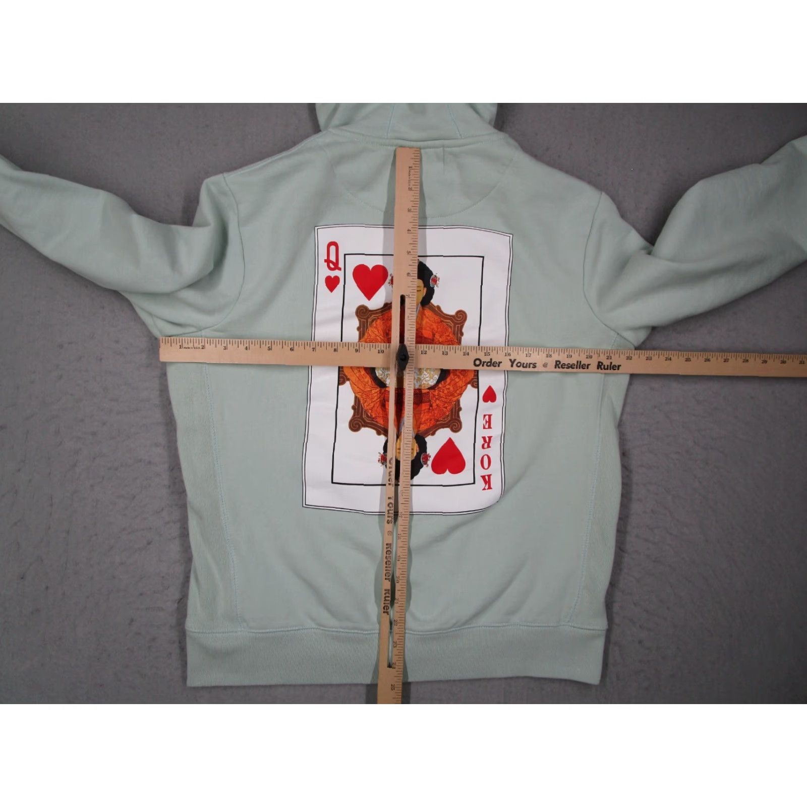Vintage Kore Limited Women's Blue Full Zip Hoodie M Queen of Hearts Organic Korea / Activewear / Hooded / Logo / All Seasons / Fall Spring Summer Winter Size M / US 6-8 / IT 42-44 - 6 Thumbnail