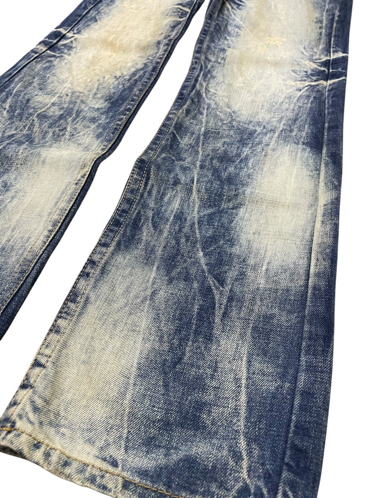 If Six Was Nine × LOWBOX × Le Grande Bleu (L.G.B.) Red Papper Japan Feather Wings Embellish Shatter Glass Jeans Size US 30 / EU 46 - 7 Thumbnail