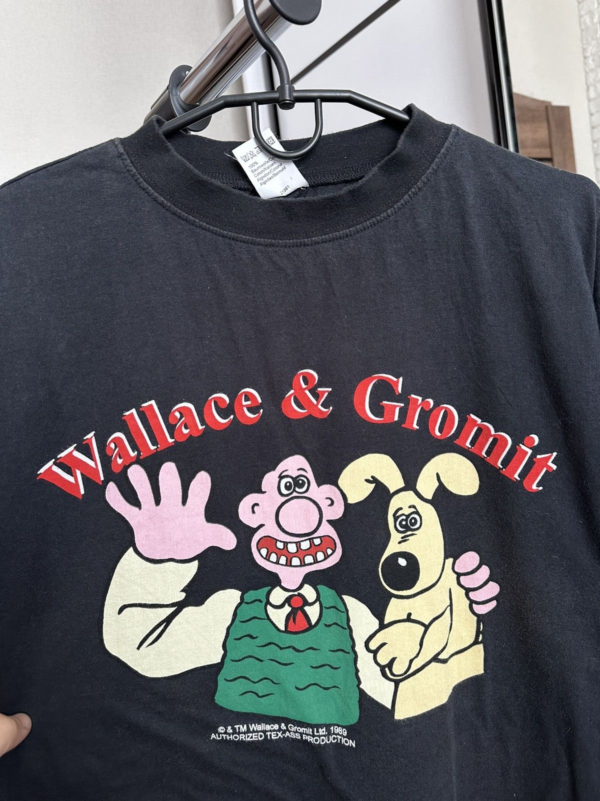Vintage 1989 Wallace & Gromit Vintage Movie T-Shirt Tee Size US XL / EU 56 / 4 - 6 Thumbnail
