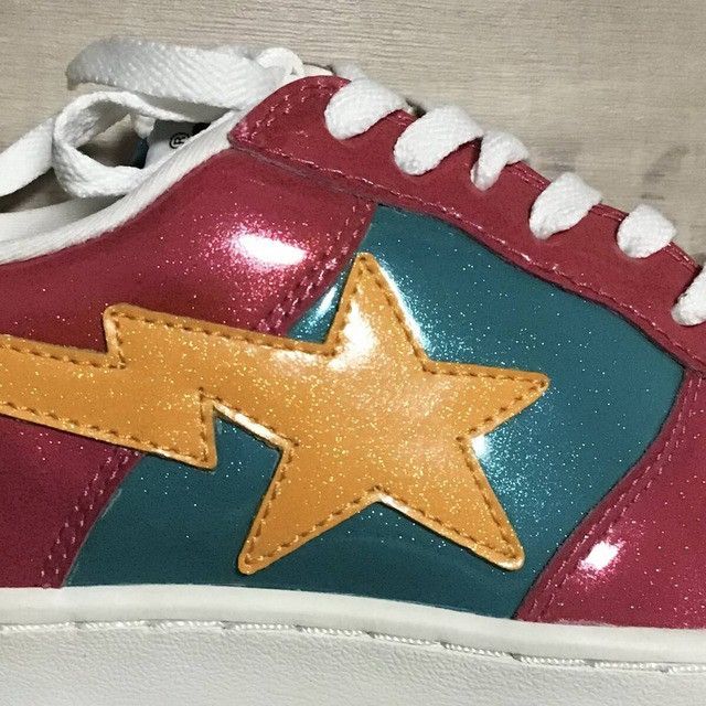 Bape × Nigo Glitter BAPE STA sneakers a bathing ape shoes NIGO Size US 10 / EU 43 - 7 Thumbnail