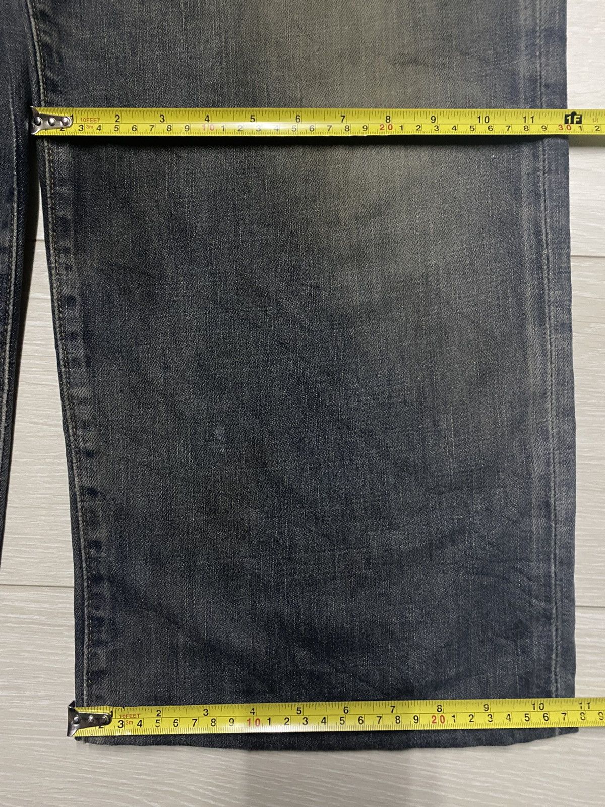 Polo Ralph Lauren W40 Polo Ralph Laurent Mud Wash Repair Baggy Jeans Size US 40 / EU 56 - 17 Thumbnail