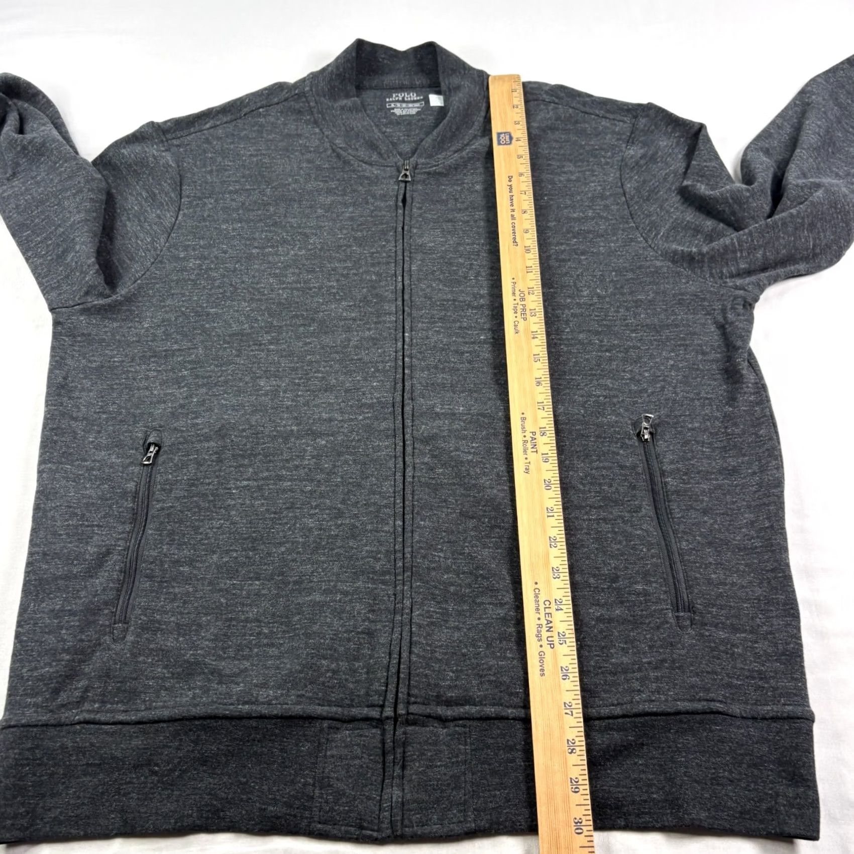 Polo Ralph Lauren Polo Ralph Lauren Jacket Baseball Full Zip Bomber XL MenGray Logo Casual Jacket Size US XL / EU 56 / 4 - 7 Thumbnail