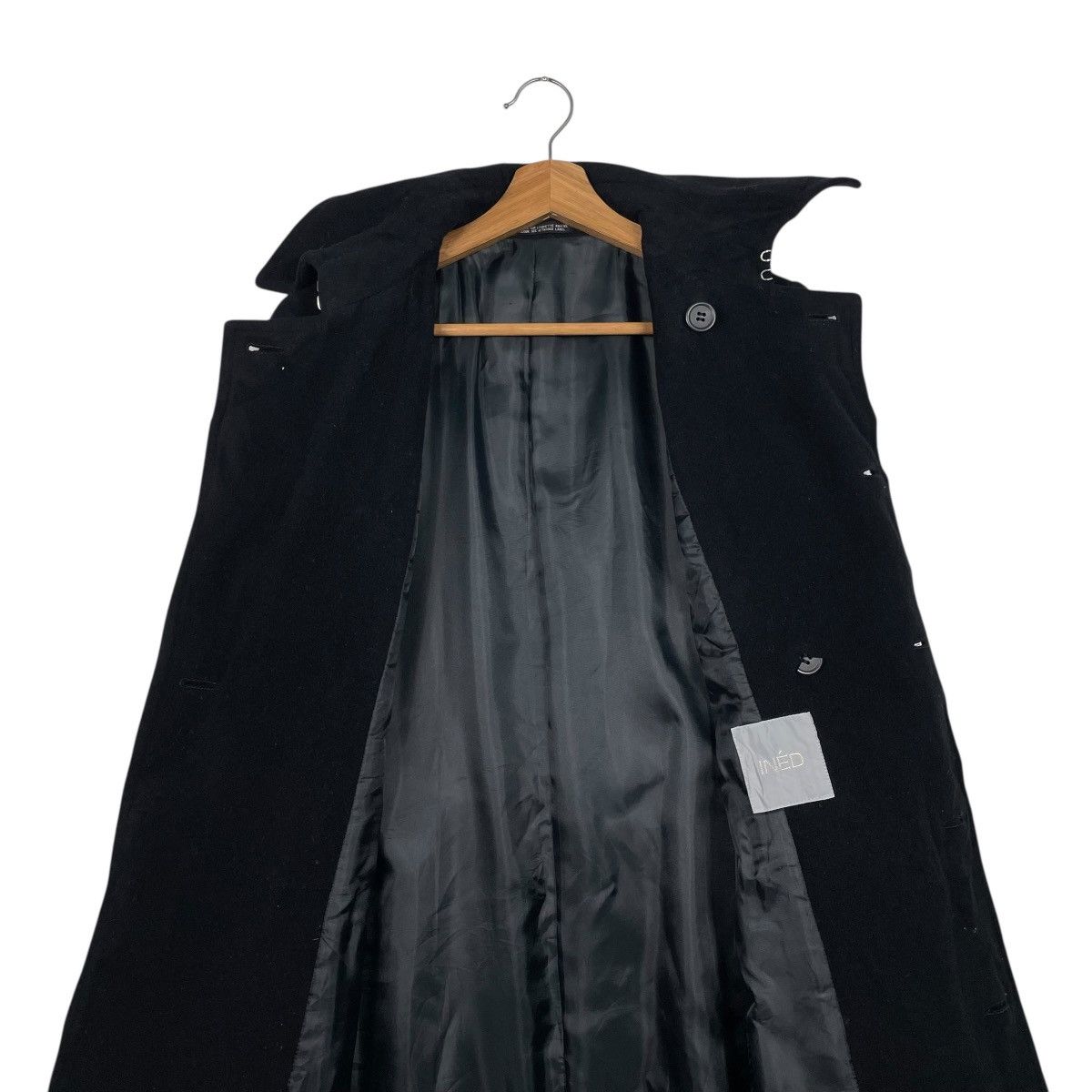 Japanese Brand Japanese Brand Ined Double Breasted Wool Coat Size S / US 4 / IT 40 - 14 Thumbnail