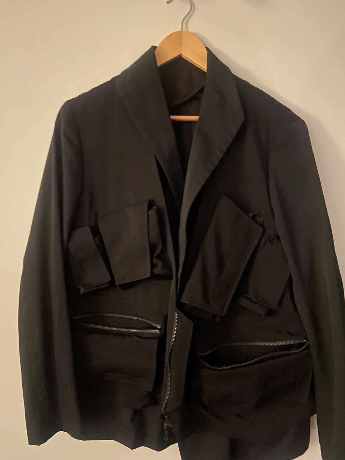 image of Julius Technical Cargo Blazer in Black, Men's (Size Medium)