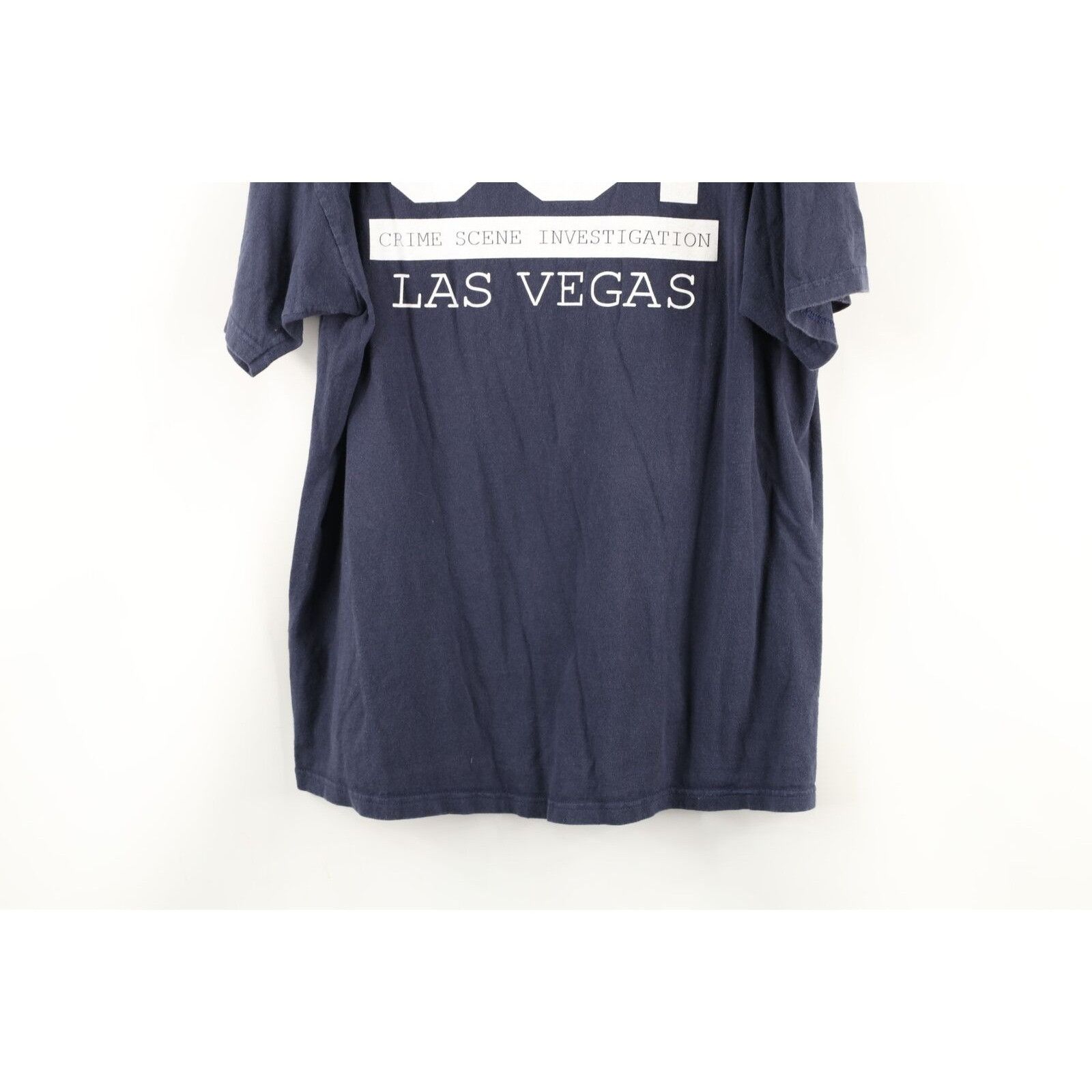 Vintage Vintage Streetwear Faded Spell Out CSI Las Vegas T-Shirt Size US XL / EU 56 / 4 - 9 Thumbnail