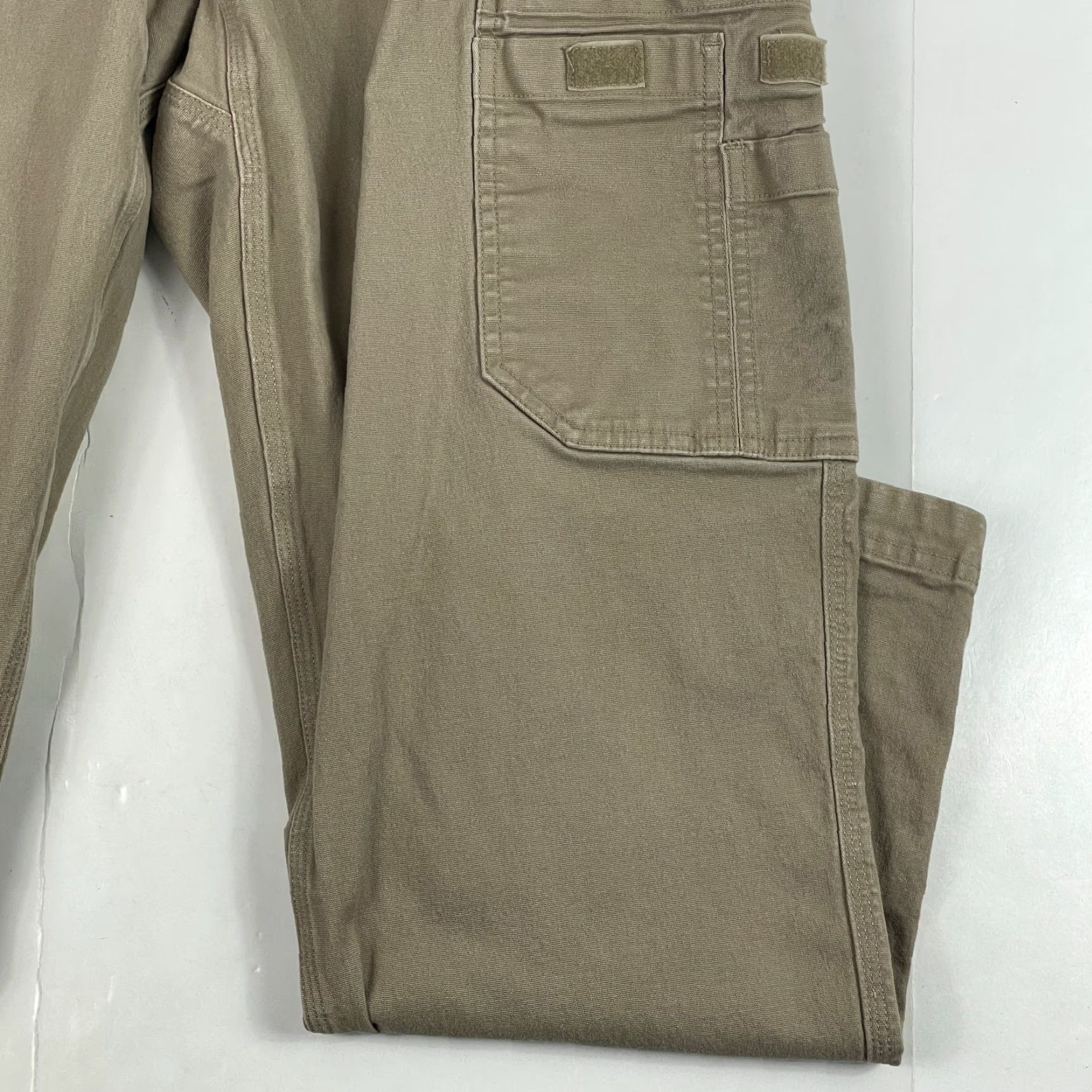 Vintage Duluth Mens Pants 38 x 30 Beige Flex Fire Hose Canvas Cargo Workwear Utility Size US 38 / EU 54 - 4 Thumbnail