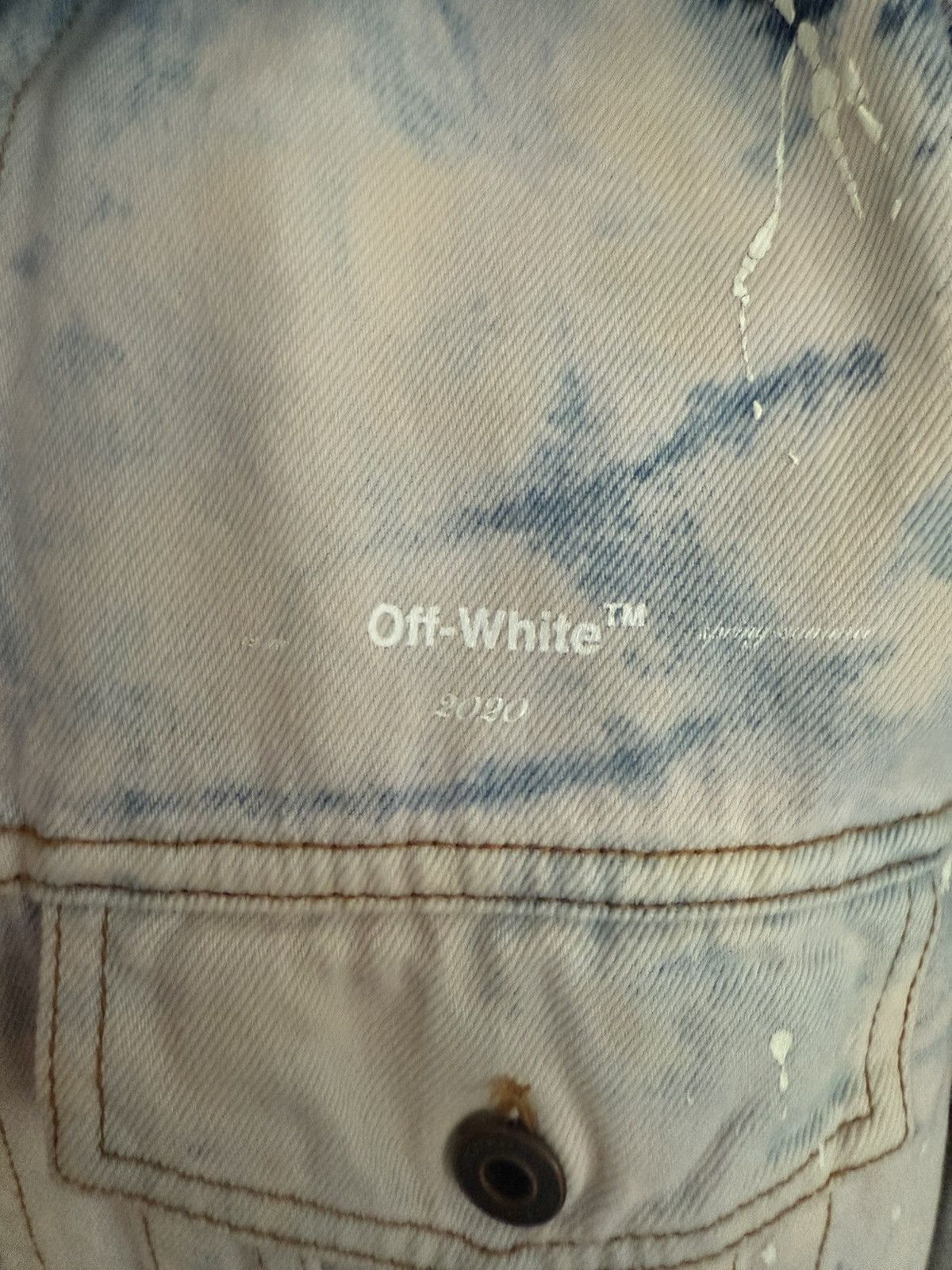 Off-White Rare Off-White Denim Size US XL / EU 56 / 4 - 2 Thumbnail