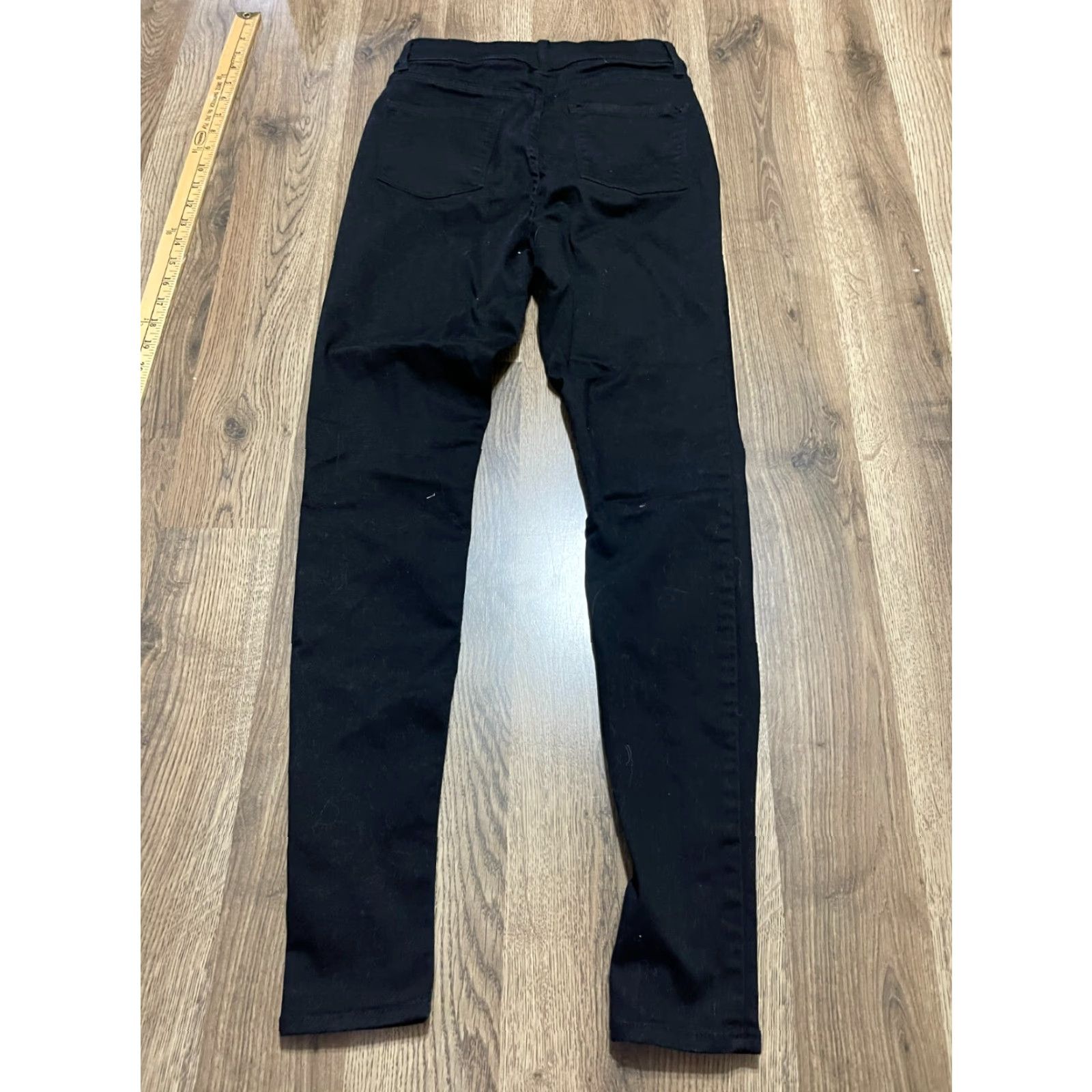 Vintage Time And Tru Jeans Women's Size 4 Black Denim High Rise Jegging Size 27" / US 4 / IT 40 - 2 Thumbnail