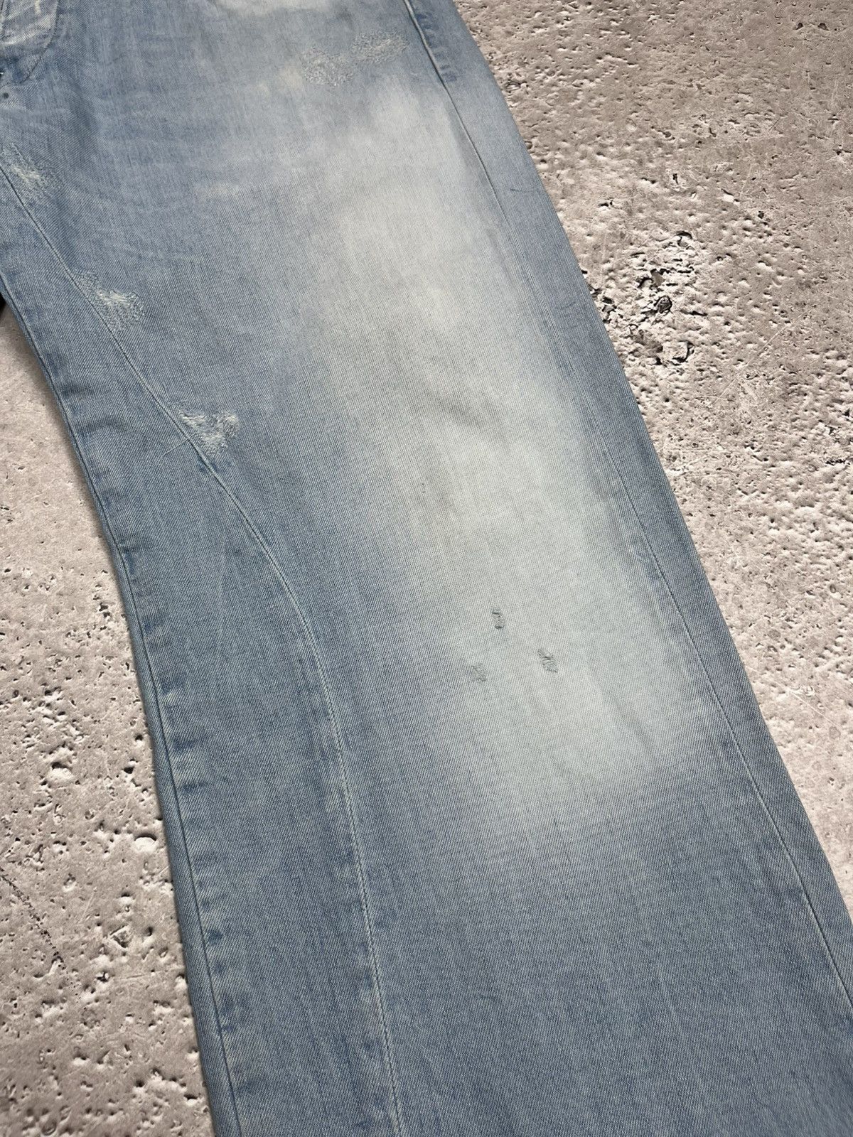 G-Star G-Star RAW Baggy Light Wash Distressed Jeans Men’s Size US 36 / EU 52 - 16 Thumbnail