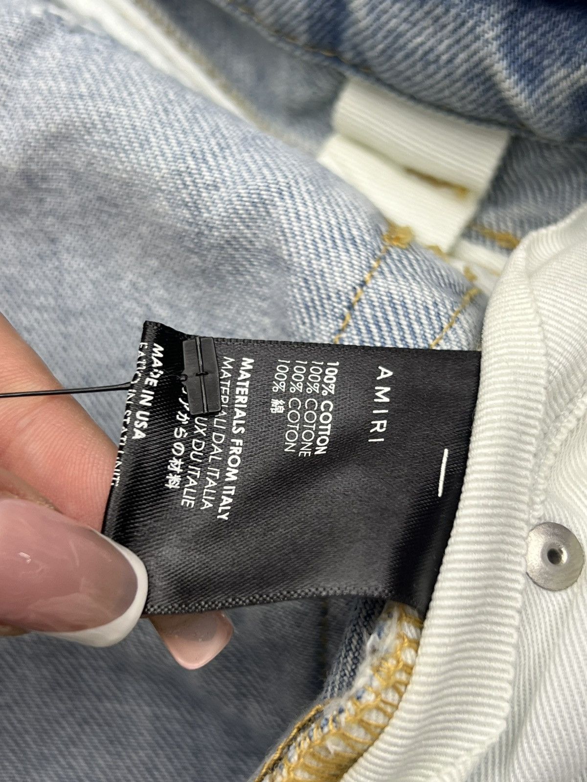 Amiri Amiri Destroyed Slouchy Jeans Size US 31 - 12 Thumbnail