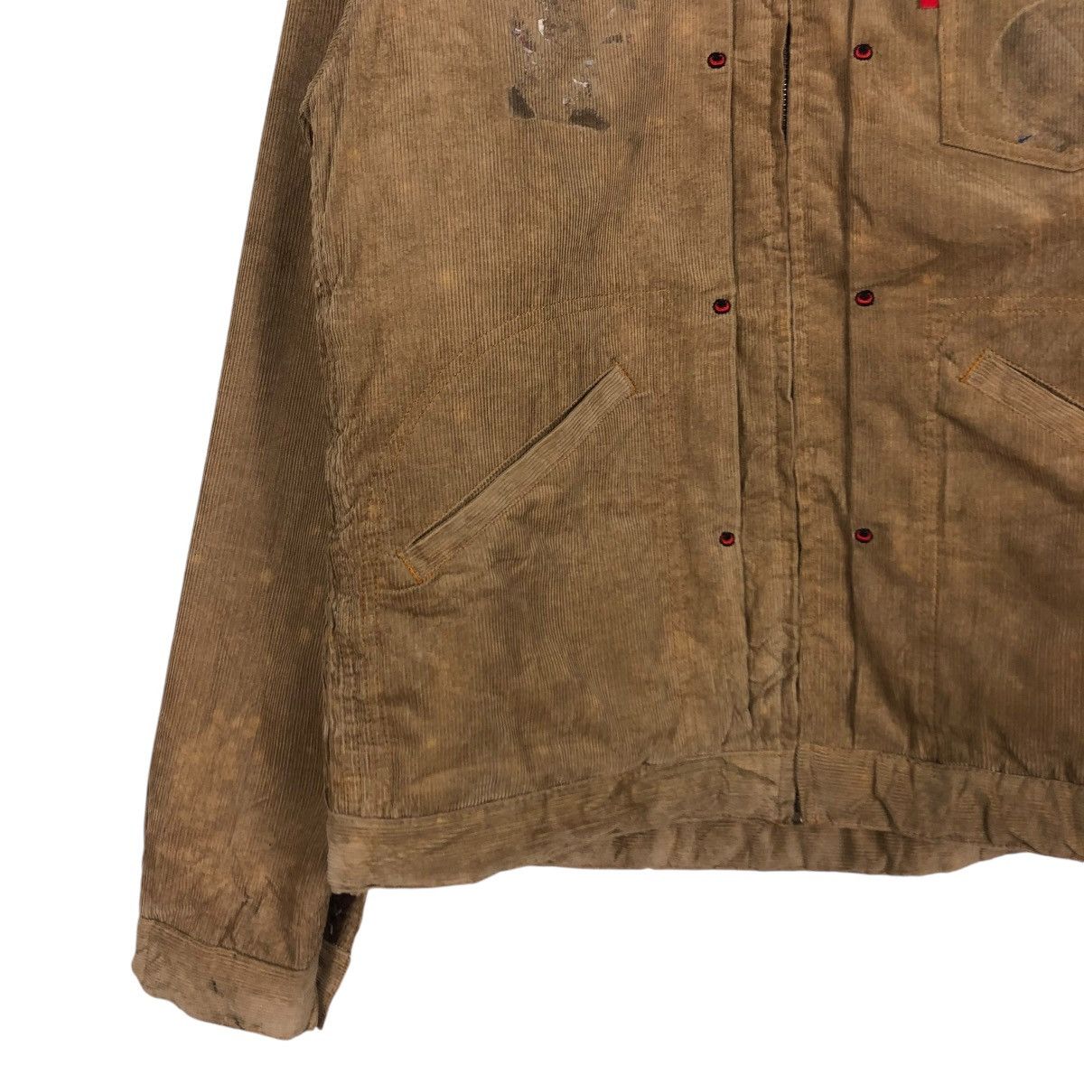 Hysteric Glamour 🔥VINTAGE CORDUROY BIKER JACKET ANOKHA SHEARLING BUTTON Size US L / EU 52-54 / 3 - 4 Thumbnail