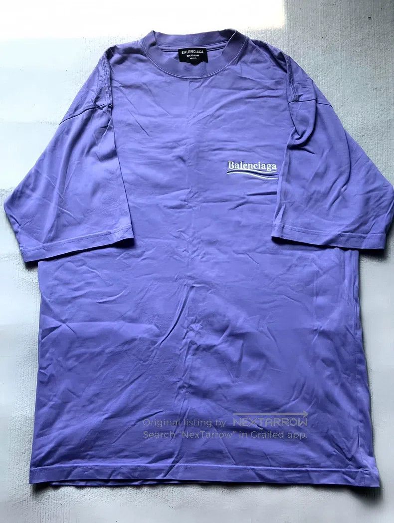 Balenciaga Balenciaga Wave Coke Embroidered Logo Short Sleeve T-Shirt Size US S / EU 44-46 / 1 - 2 Thumbnail