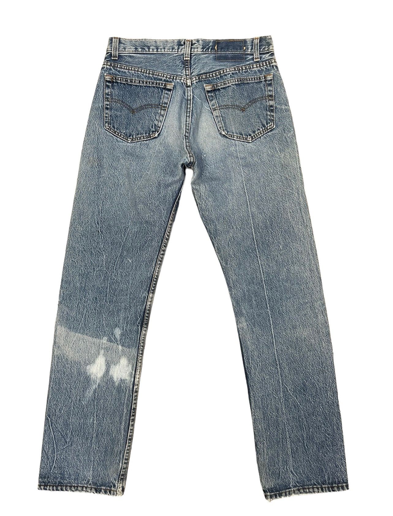 Levi's Vintage 80s Levi’s 501 Jeans Usa Ageing Faded Denim Size US 32 / EU 48 - 2 Thumbnail