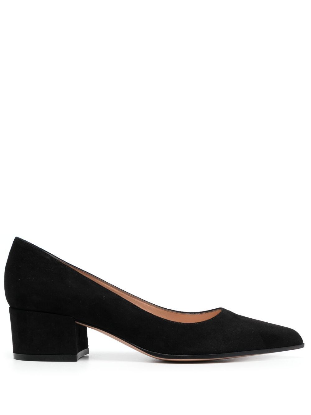 Gianvito Rossi Piper Suede Leather Pumps Shoes, Women's (Size 8.5)