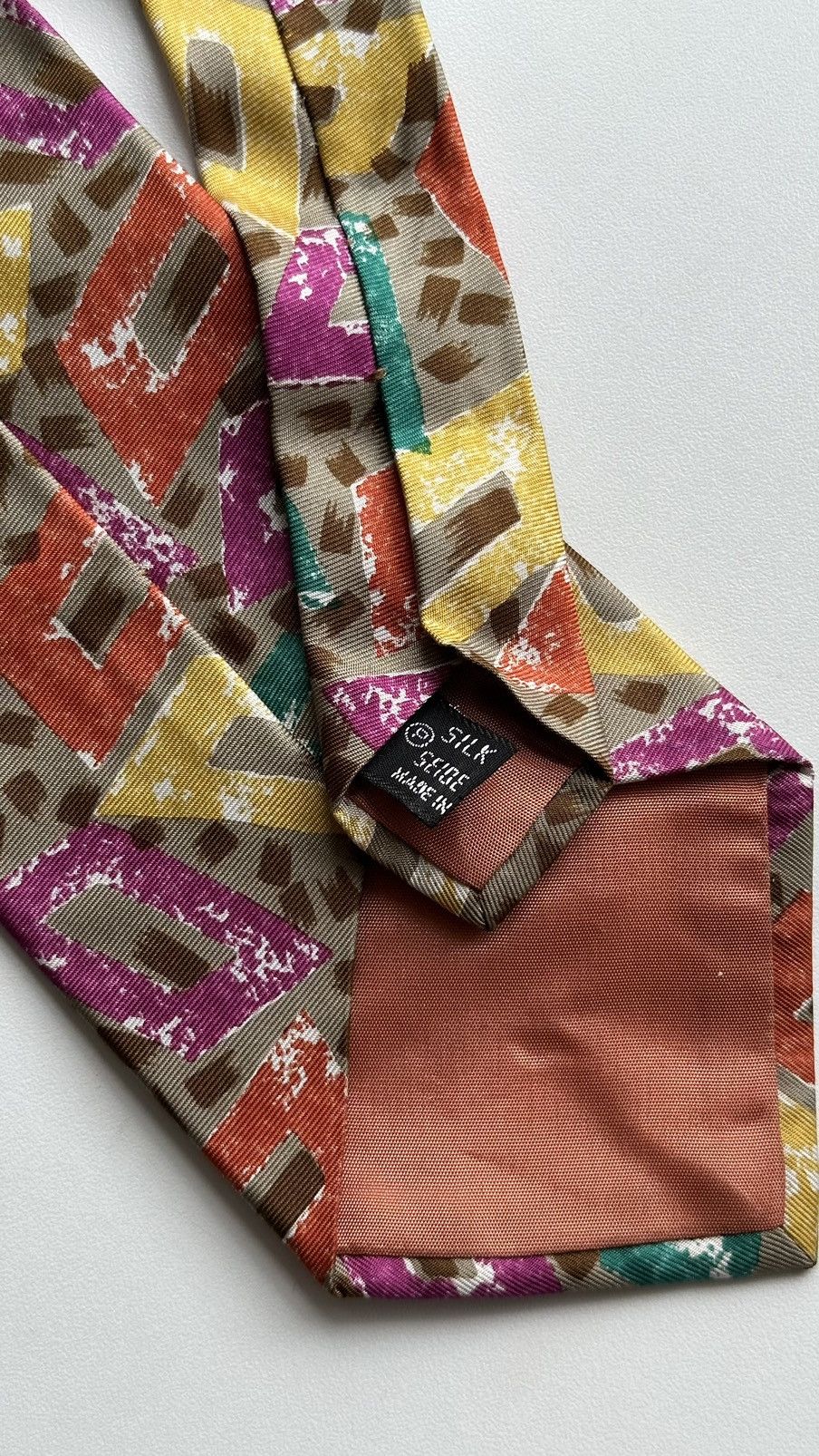 Missoni Missoni Men Painted Classic Tie Made In England 100% Silk Size ONE SIZE - 6 Thumbnail