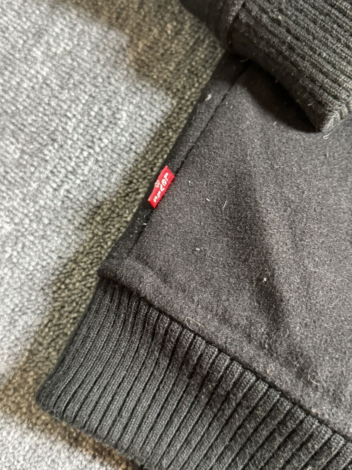 Levi's × Levi's Vintage Clothing Levis Wool Blend Military Jacket Hooded Full Zip Size US L / EU 52-54 / 3 - 4 Thumbnail