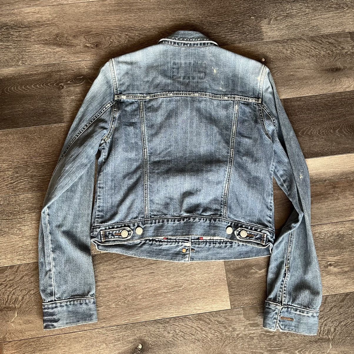 Abercrombie & Fitch Vintage 2000s Abercrombie & Fitch Denim Trucker Jean Jacket Size L / US 10 / IT 46 - 2 Thumbnail