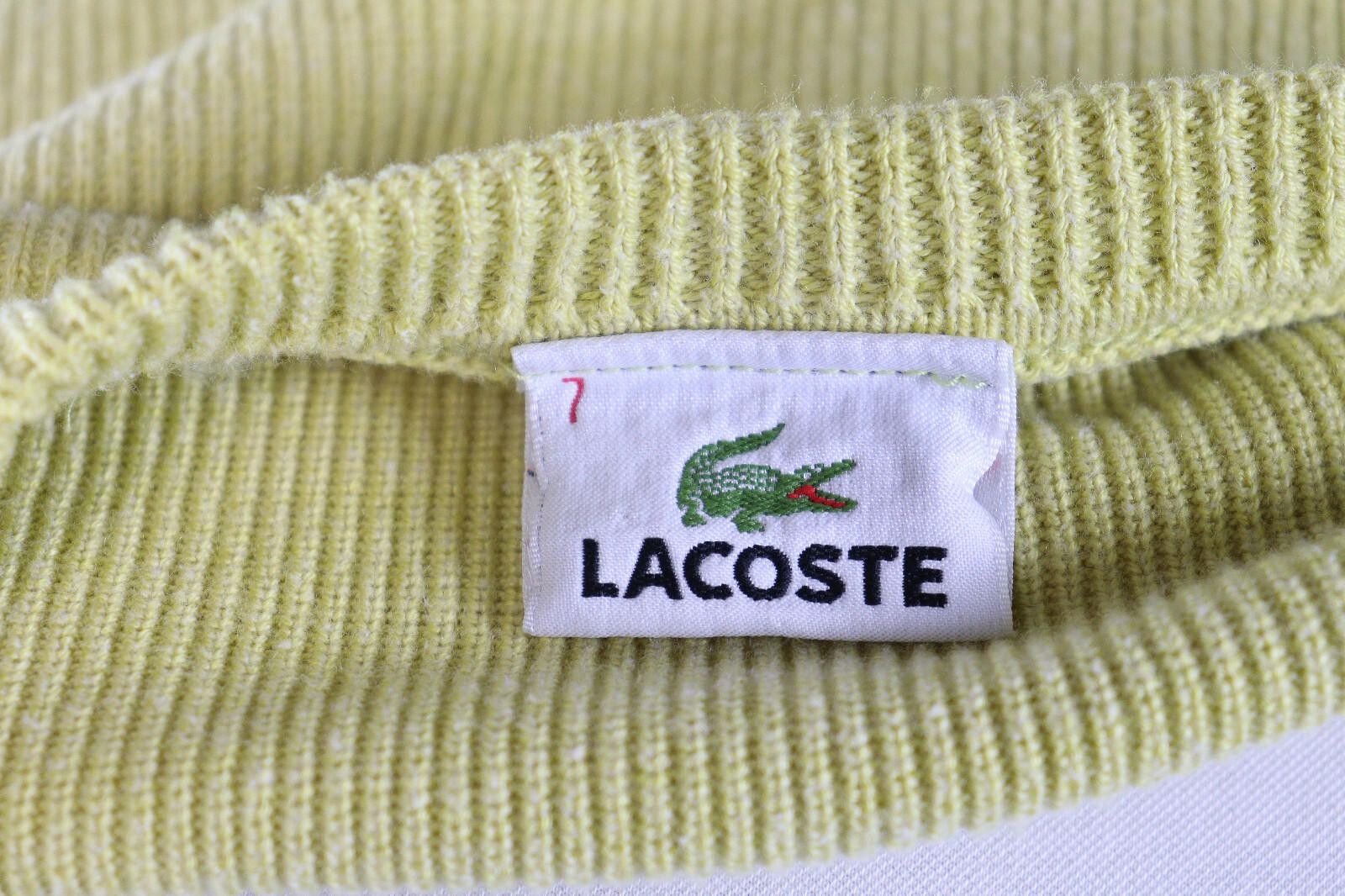 Lacoste Men Lacoste Cotton Long Sleeve Knit Jumper Sweater Size 7 Size US M / EU 48-50 / 2 - 8 Thumbnail