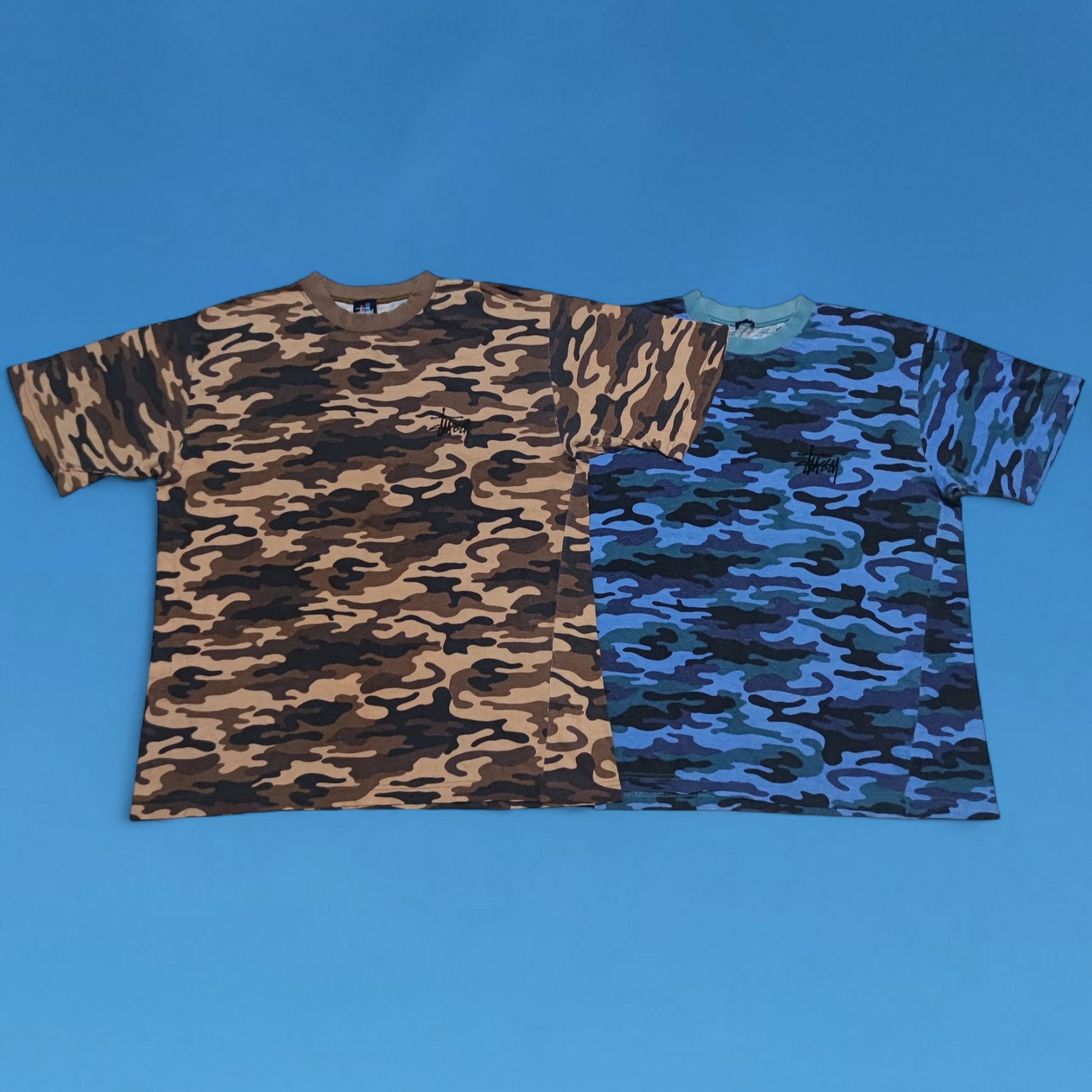 【Stussy】◆Surfwalk T-Shirt Camo◆大人気・関税込◆ Stussy Surfwalk Graphic Camouflage T Shirt Men's Medium New