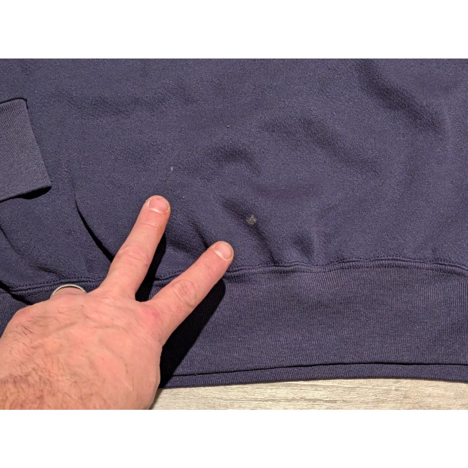 Doublet VINTAGE Dodger Michigan Wolverines Sweatshirt Crewneck Large Blue Embroidered 90s College USA Made Men Size US L / EU 52-54 / 3 - 4 Thumbnail