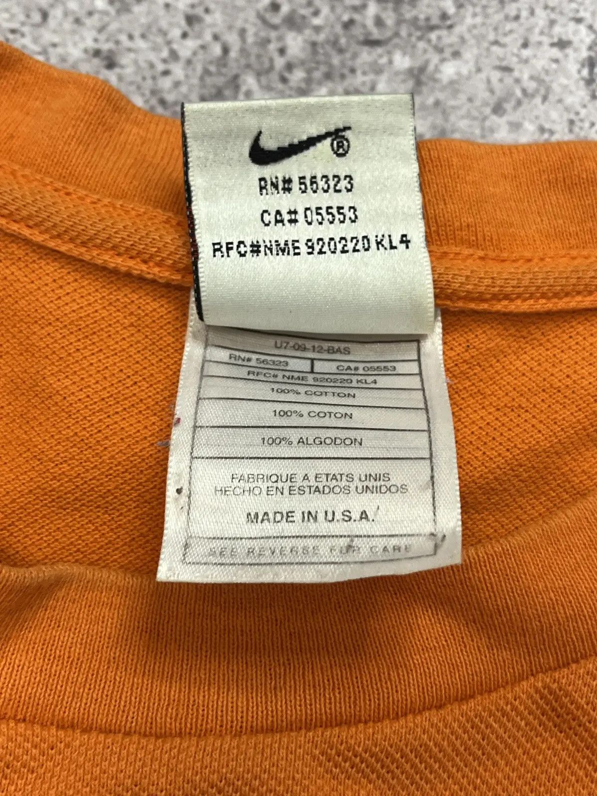 Nike NIKE VINTAGE ORANGE MEDIUM T SHIRT Size US M / EU 48-50 / 2 - 4 Thumbnail