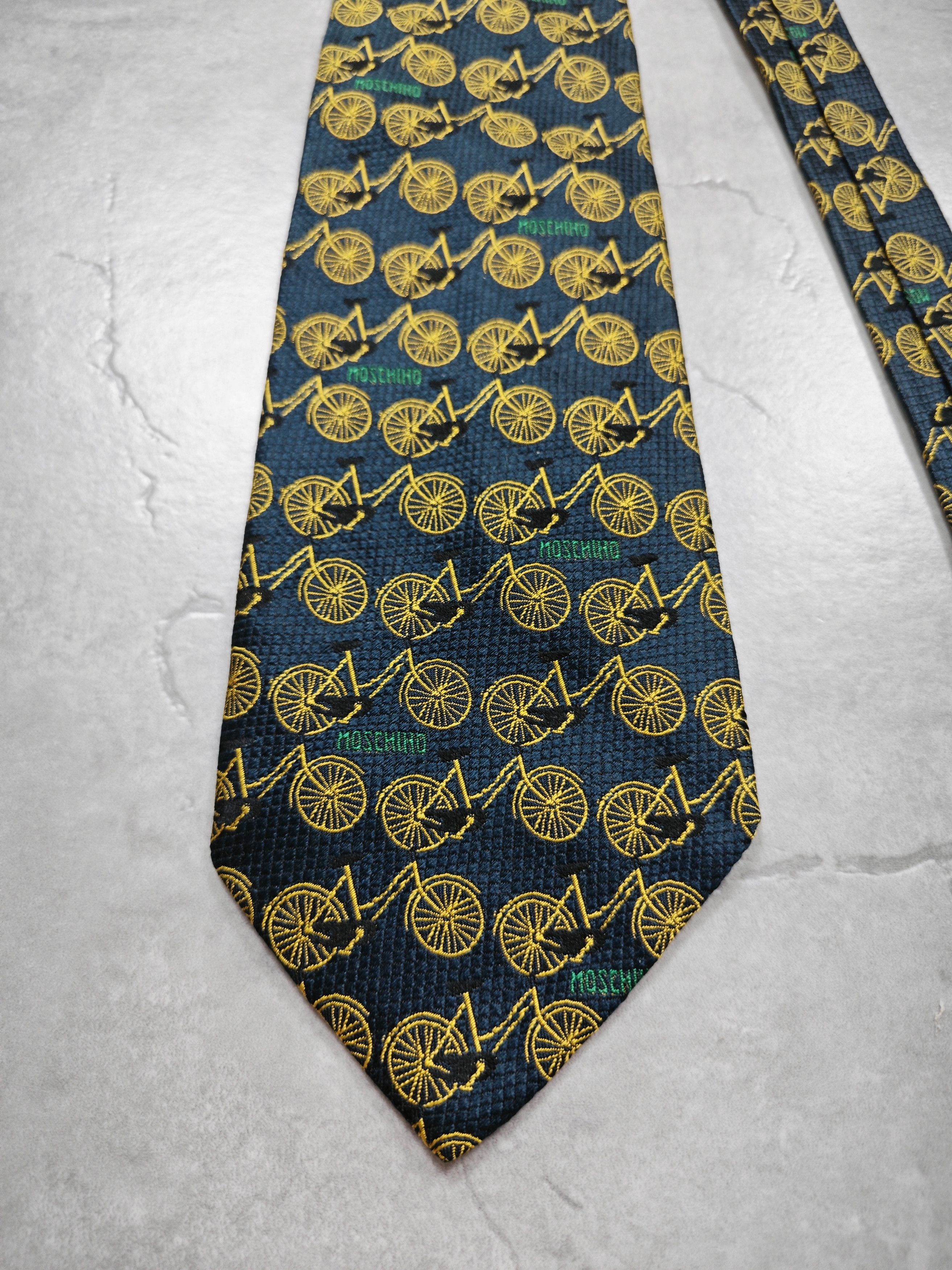 Moschino Moschino Vintage Silk Tie Size ONE SIZE - 2 Thumbnail