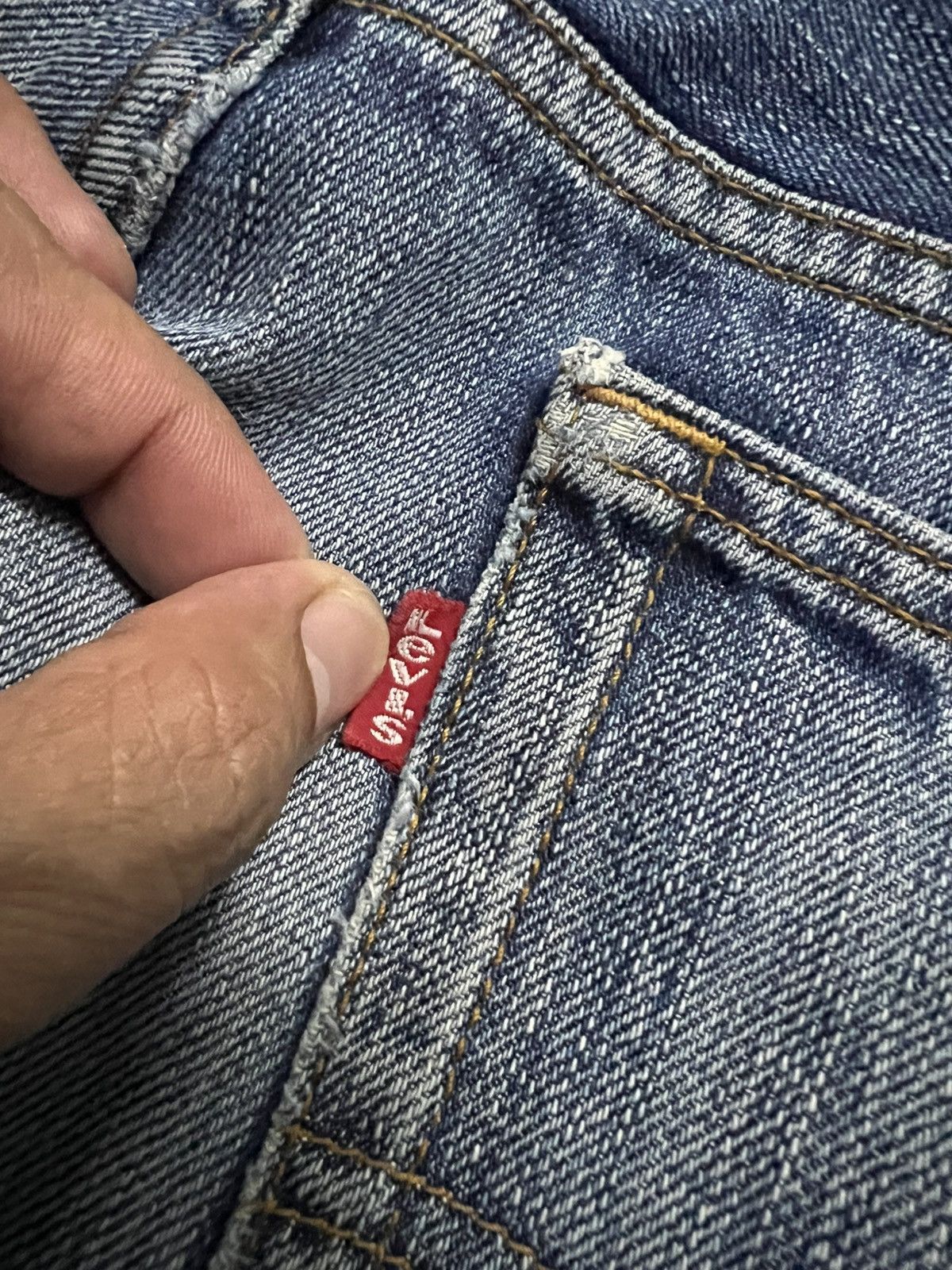 Jean × Levi's × Vintage 💥Flare💥Insane 90’s Style Levis 517 Distressed Faded Jean Size US 32 / EU 48 - 19 Thumbnail