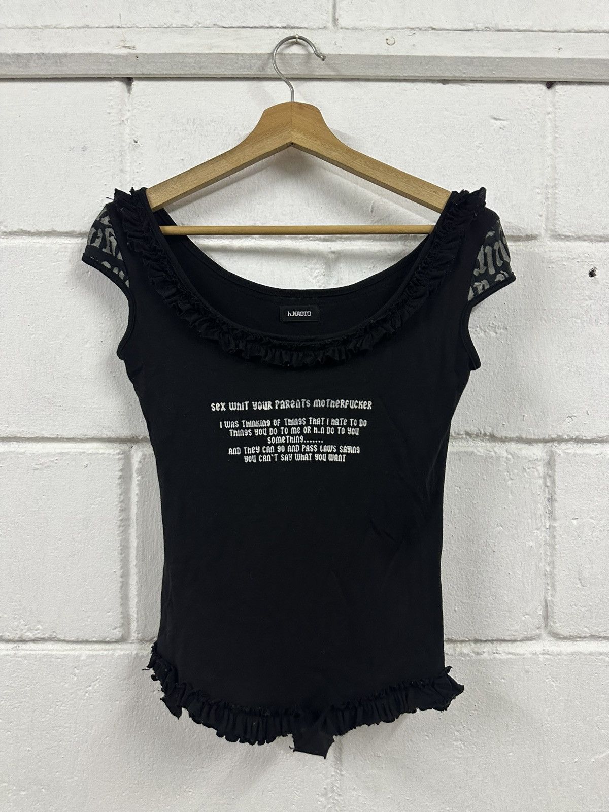 If Six Was Nine H.Naoto “Sex” Gothic Punk Shirt Size US XS / EU 42 / 0 - 1 Thumbnail