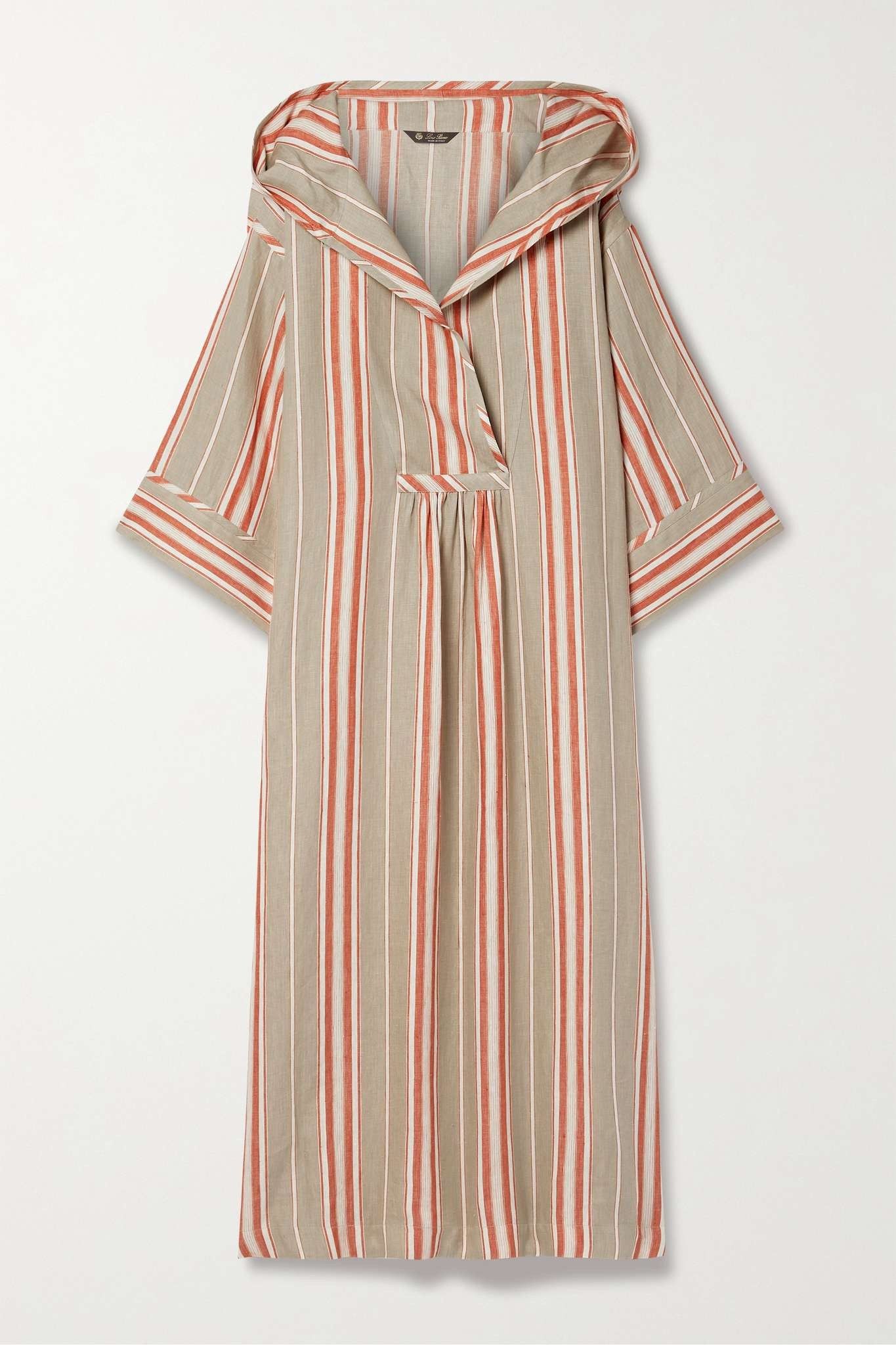 Loro Piana o1srvl11e0824 Krister Beach Stripes Maxi Dress in Multicolor Size S / US 4 / IT 40 - 1 Thumbnail