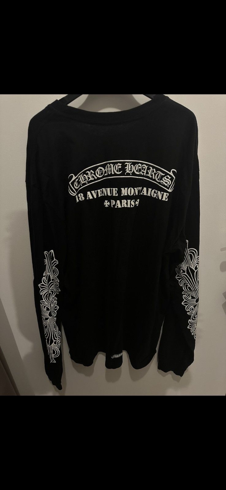Chrome Hearts Chrome Hearts Paris Exclusive Long Sleeve Avenue Montaigne Grailed