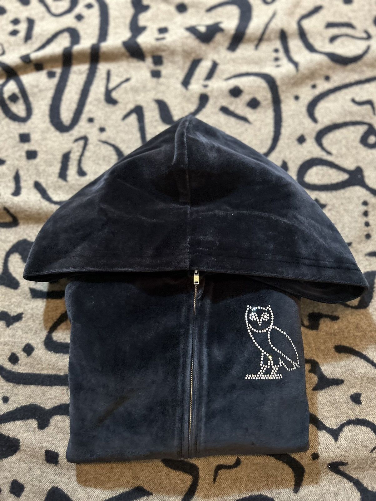 October's Very Own OVO Velour Crystal Owl Tracksuit Size S / US 4 / IT 40 - 11 Thumbnail