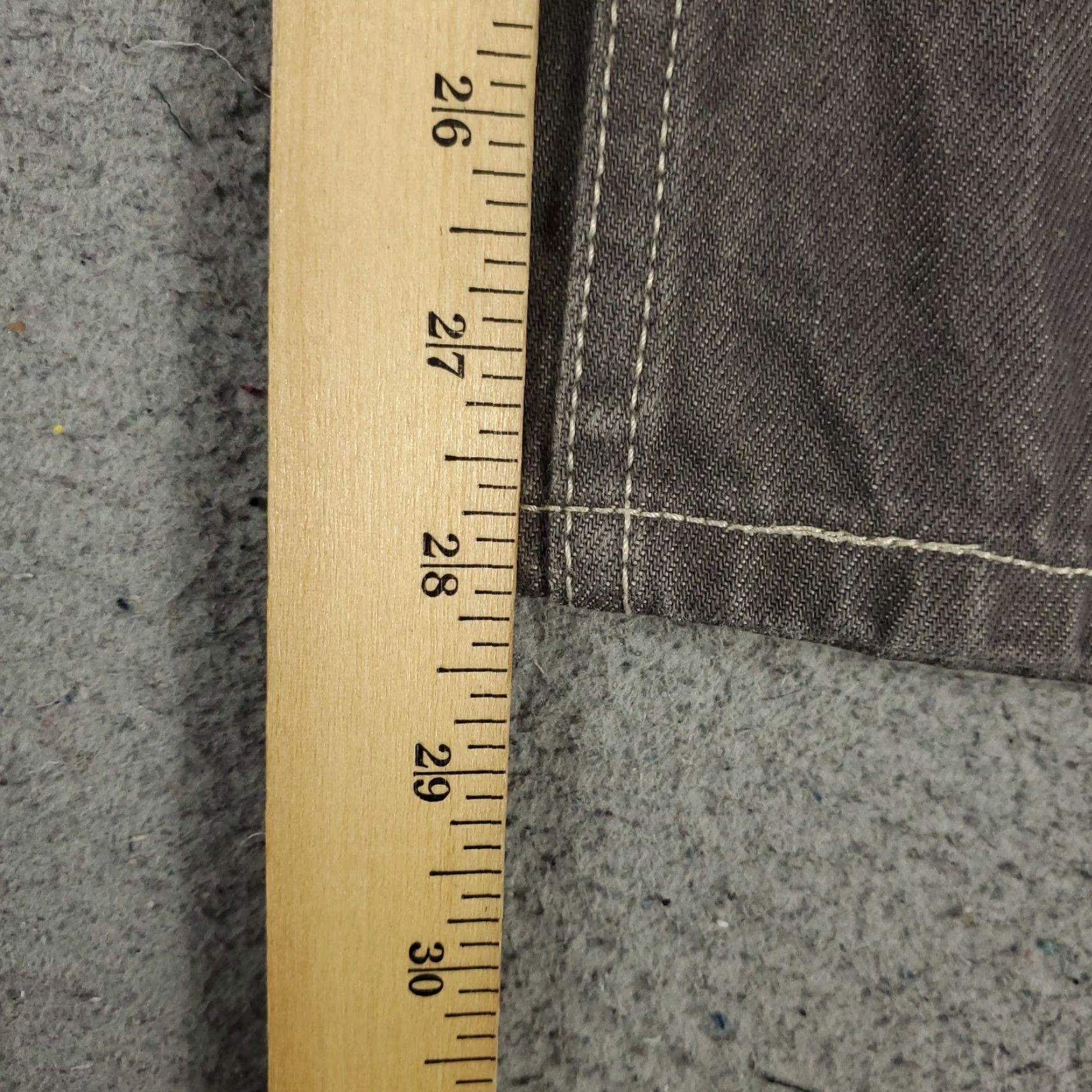 Levi's Levis 501 Jeans Mens Gray Straight Leg Size 38x28 Cotton Denim Pants Size US 38 / EU 54 - 6 Thumbnail