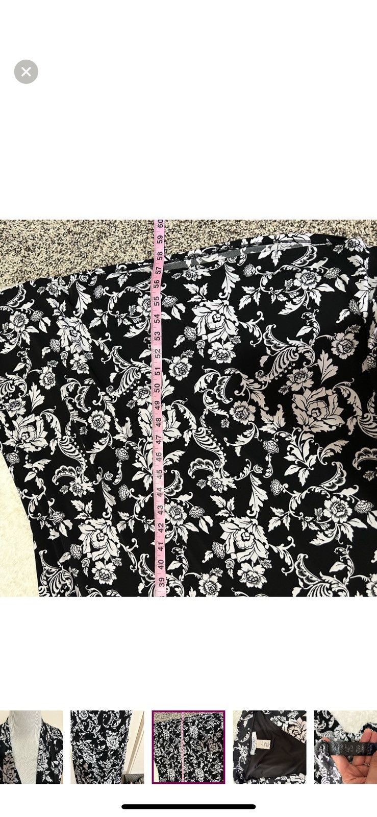 White House Black Market White House black market large floral maxi dress Size L / US 10 / IT 46 - 5 Thumbnail