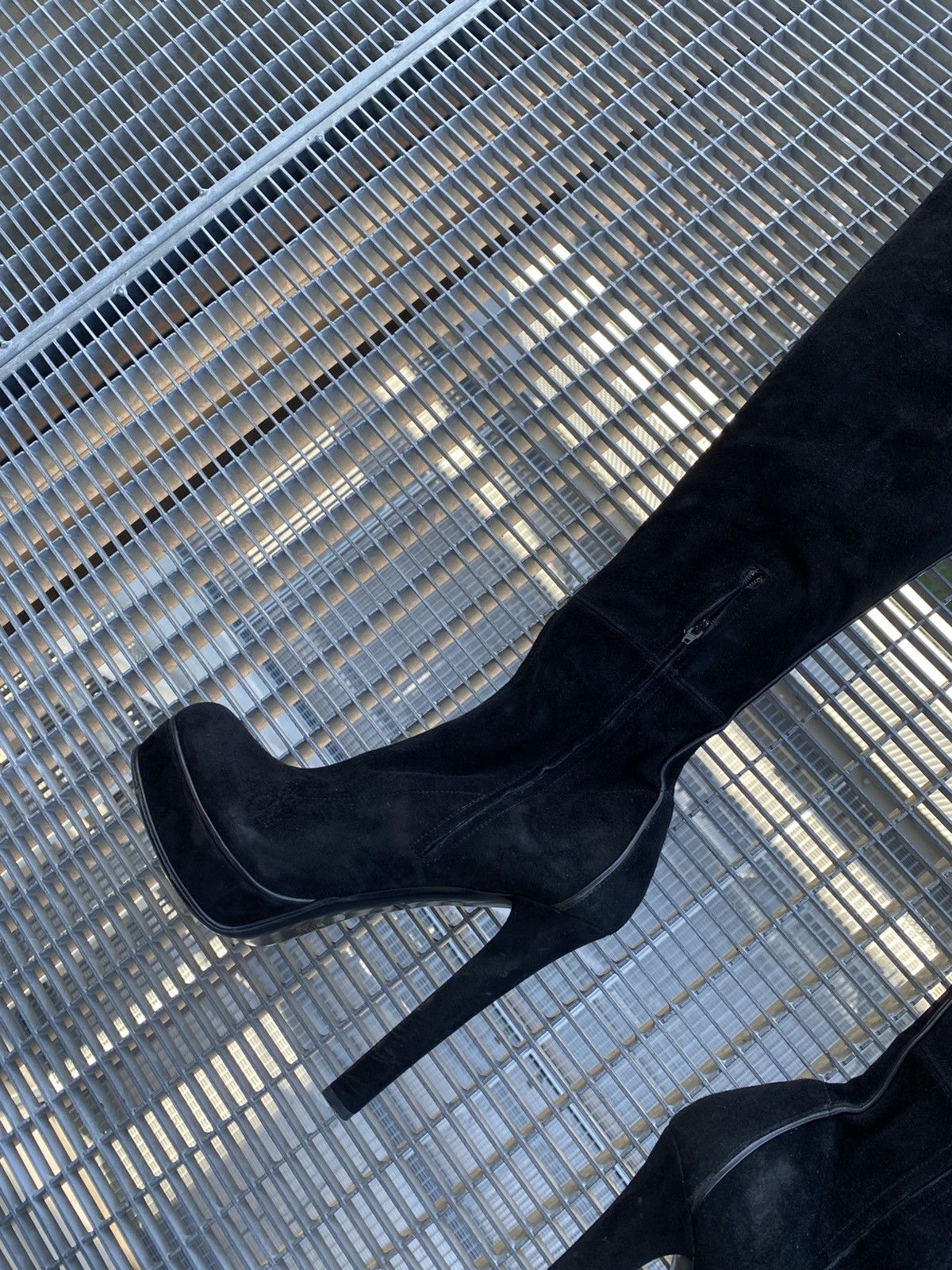 Gucci Gucci Suede Boots Heels Knee High Size US 9 / IT 39 - 14 Thumbnail